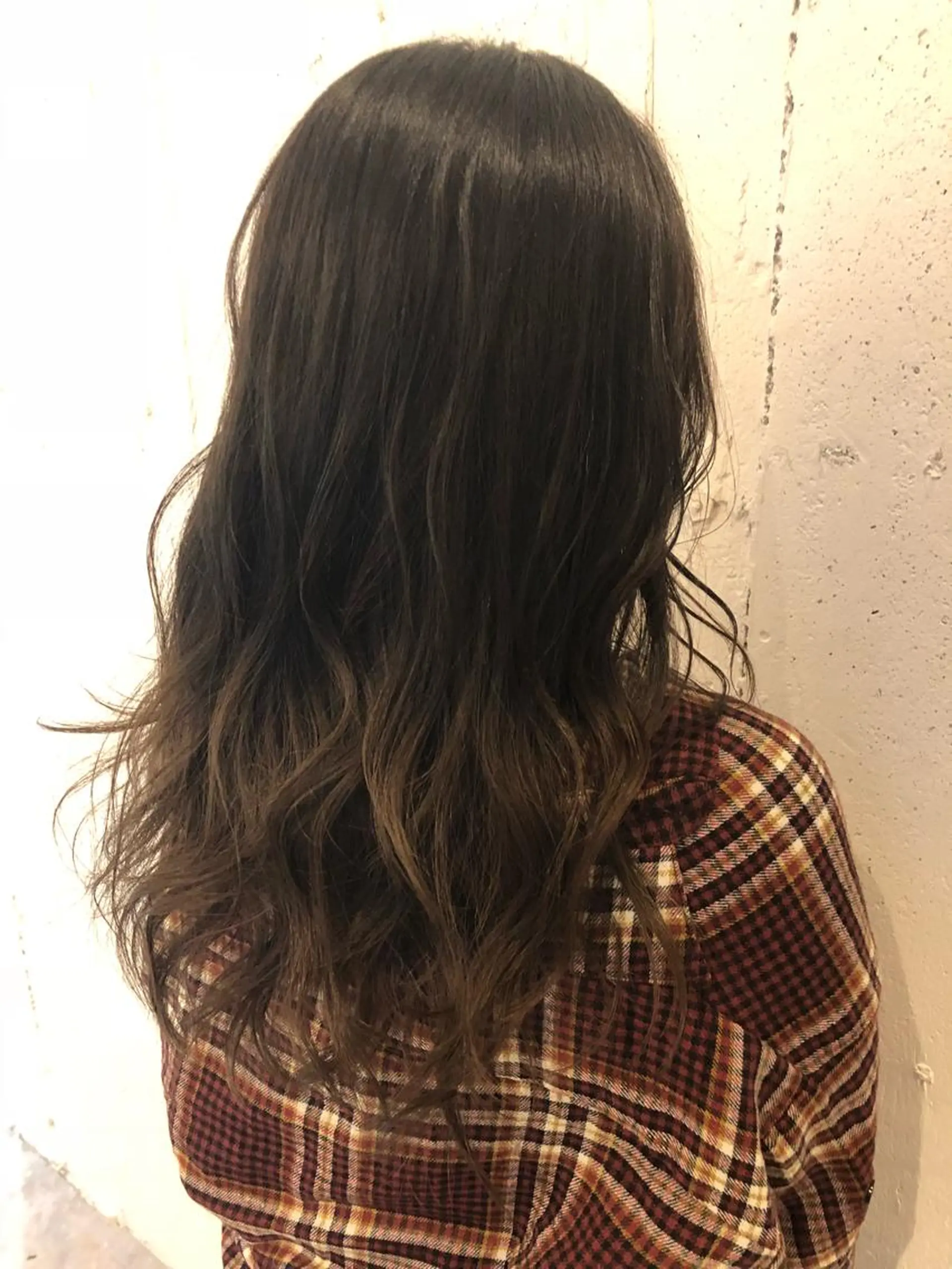 ロング アッシュ フジサキ ケンのヘアスタイル
