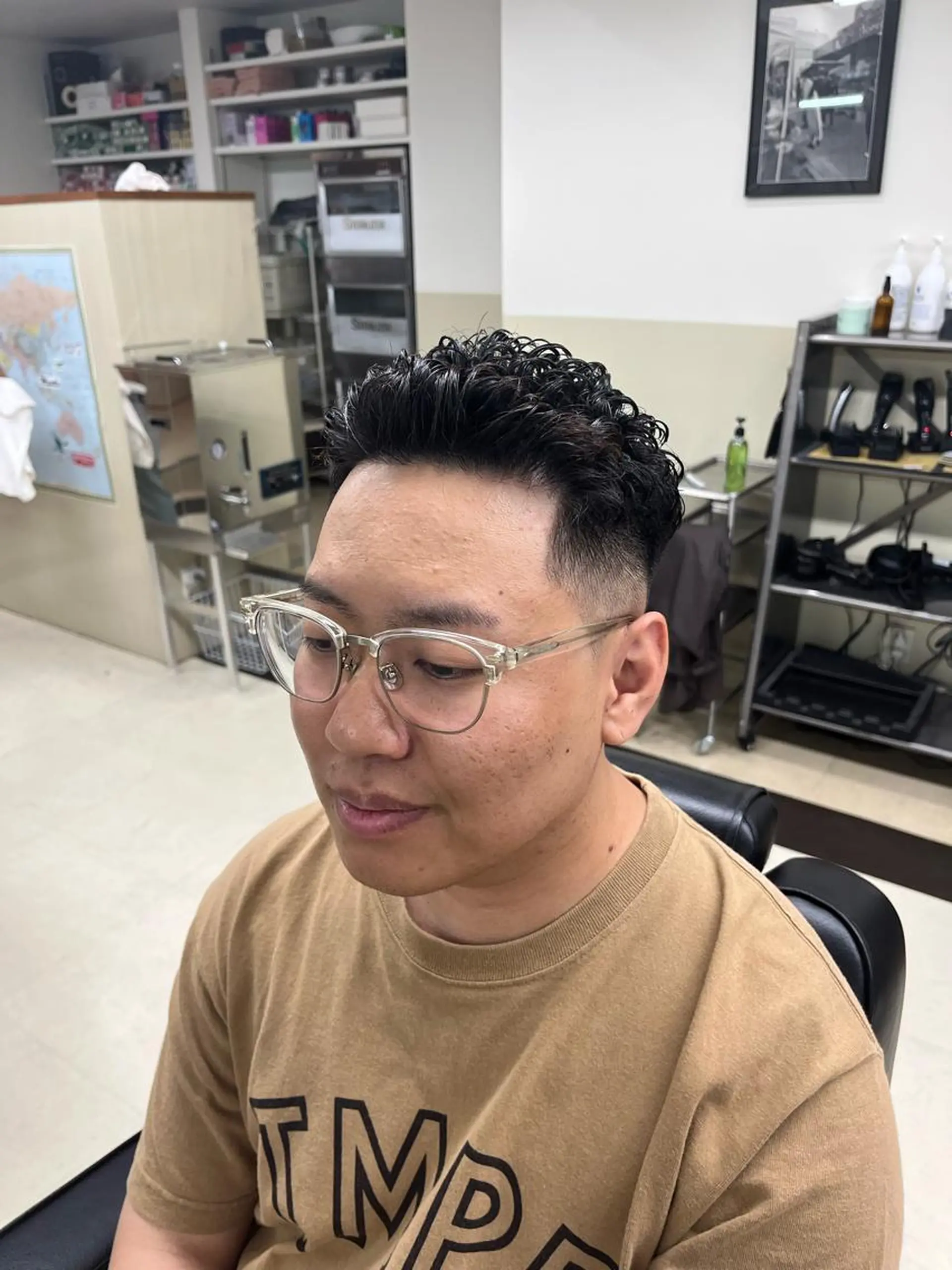 ショート barberspoint所属・💈フェードカット なす💈のヘアスタイル