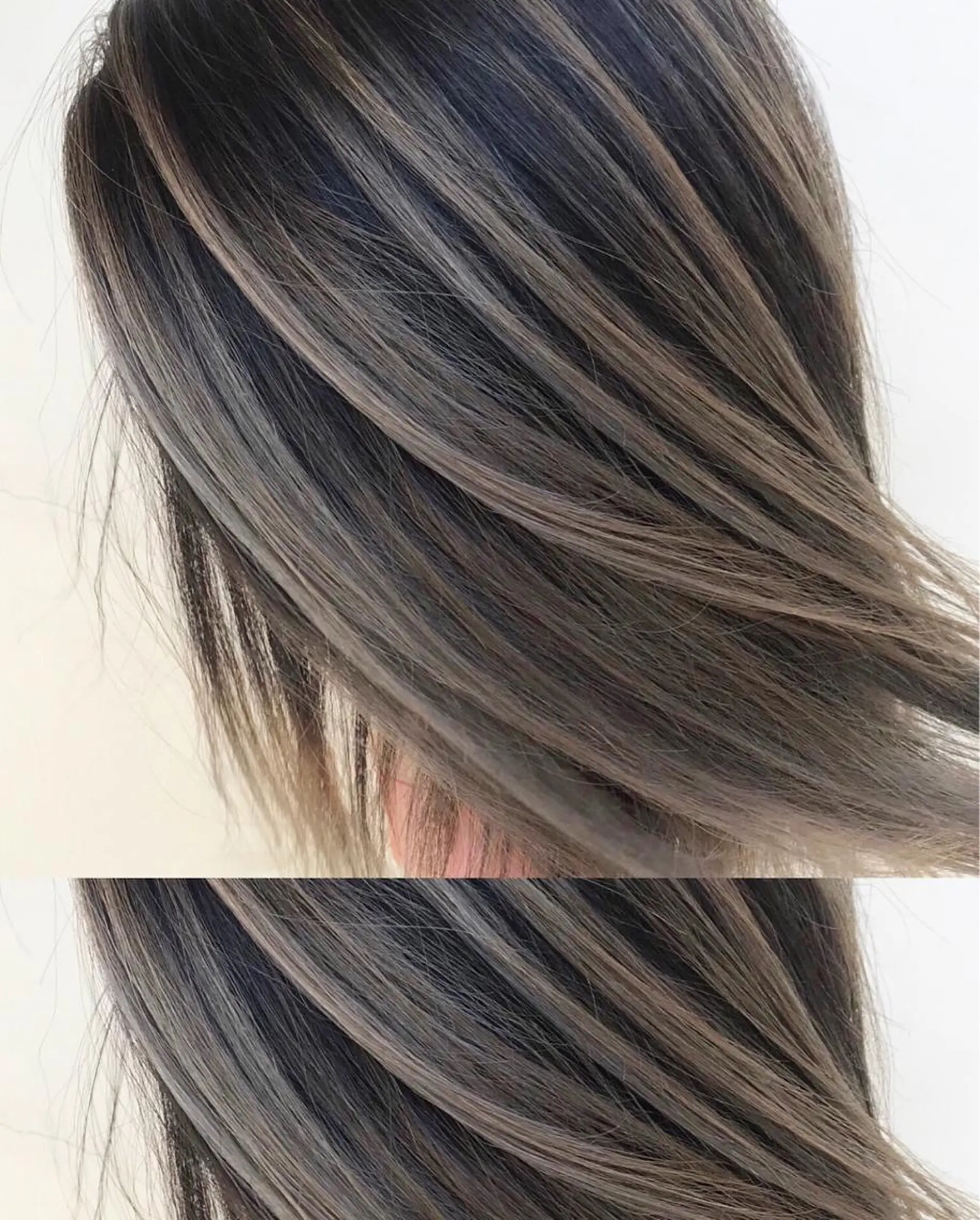 ミディアム カラー ヘアアレンジ ネイル マツエク・マツパ ヘアカラー ハイライト、レイヤー カット/西梅田/中西のヘアスタイル