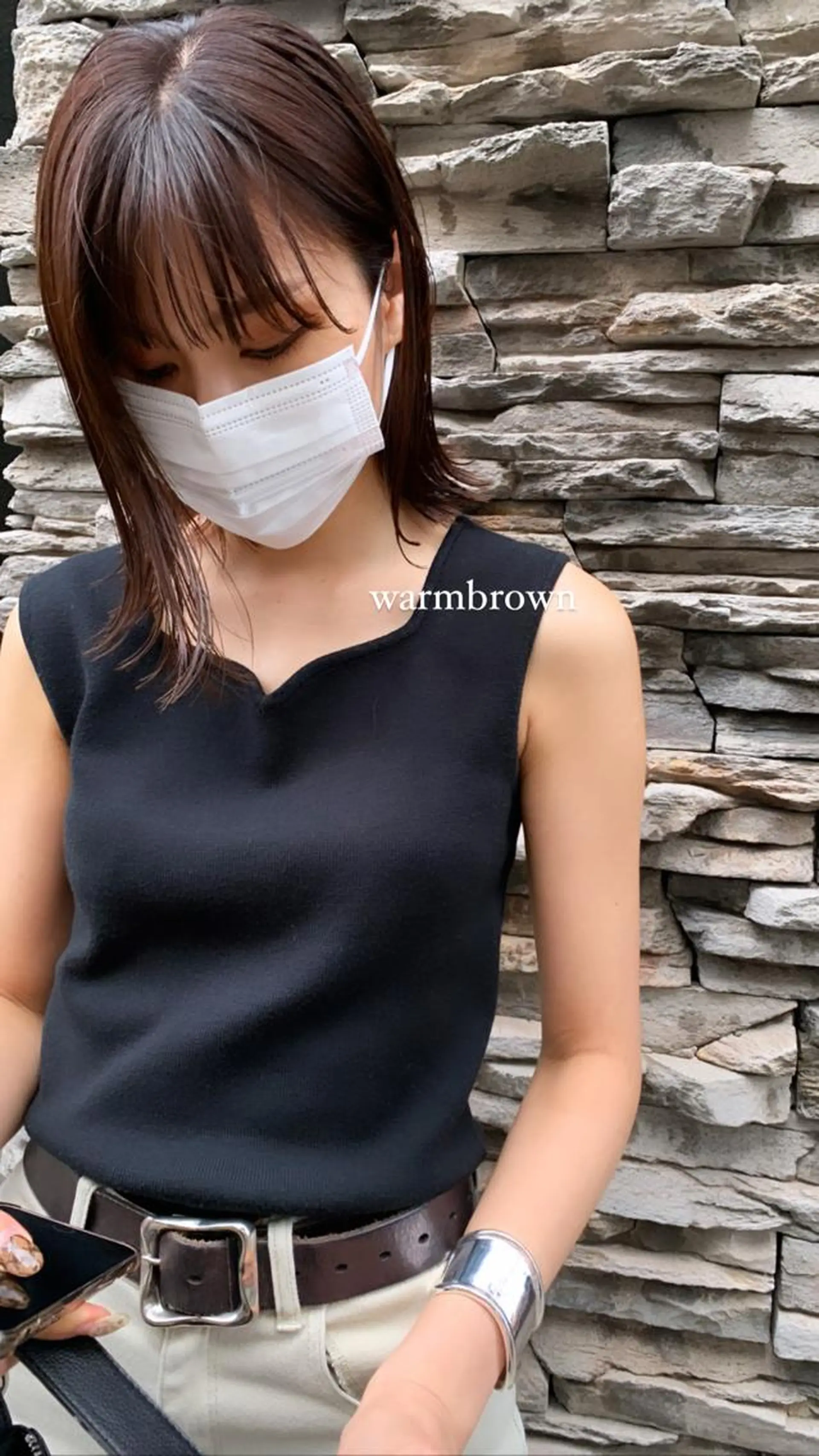 ミディアム カラー ボブ カット ヘアカラー トリートメント パーマ/ボブ/ 神戸/豊浦翔太のヘアスタイル