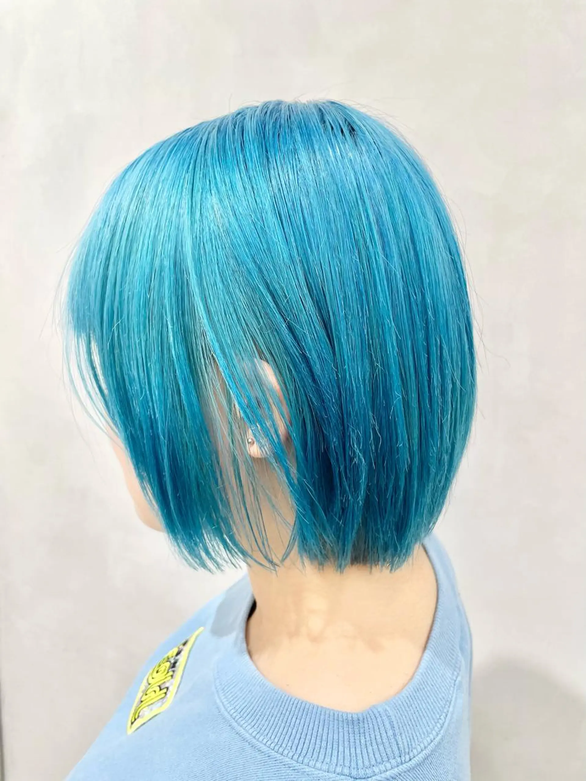 ショート カラー アクアカラー ブルーカラー カット ヘアカラー トリートメント 🔷ダブルカラーハイ トーン🔷櫻井走のヘアスタイル