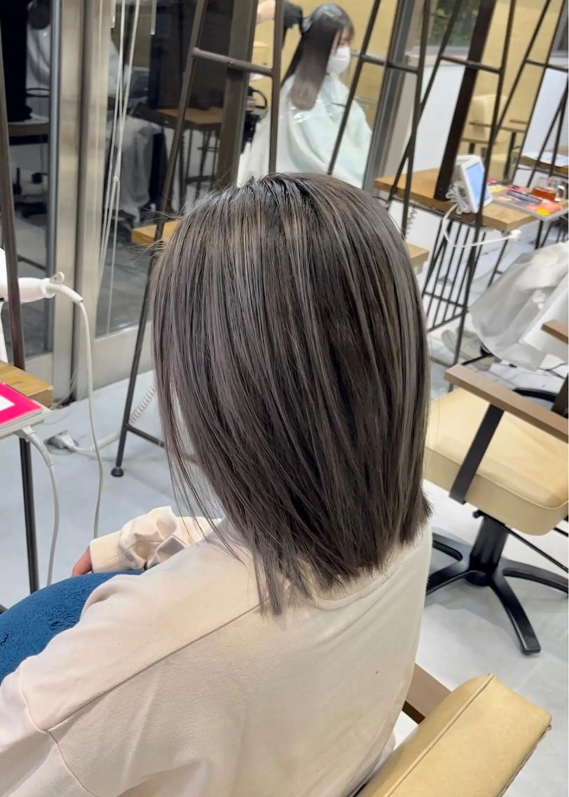 ミディアム 縮毛矯正/髪質改善/ 斉藤春のヘアスタイル