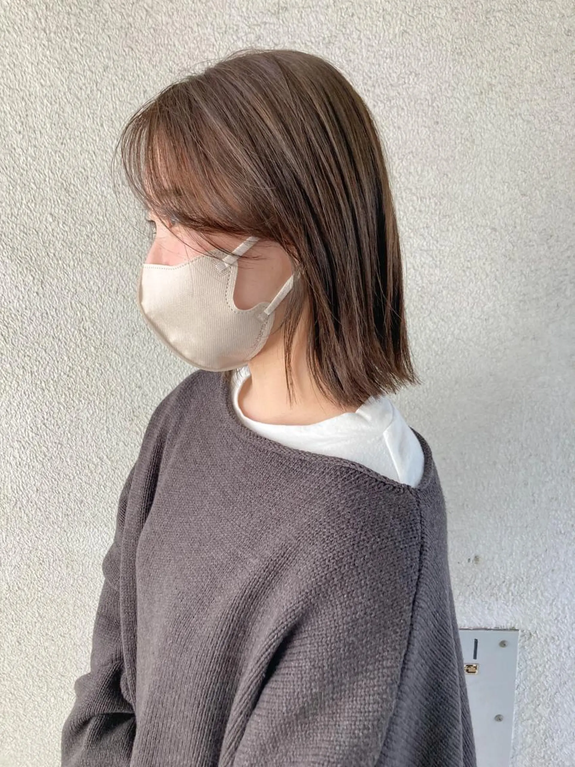 ショート カラー ブリーチ ブリーチなしカラー オリーブカラー カット ヘアカラー お洒落ベージュ🤎 代官山shibukiのヘアスタイル