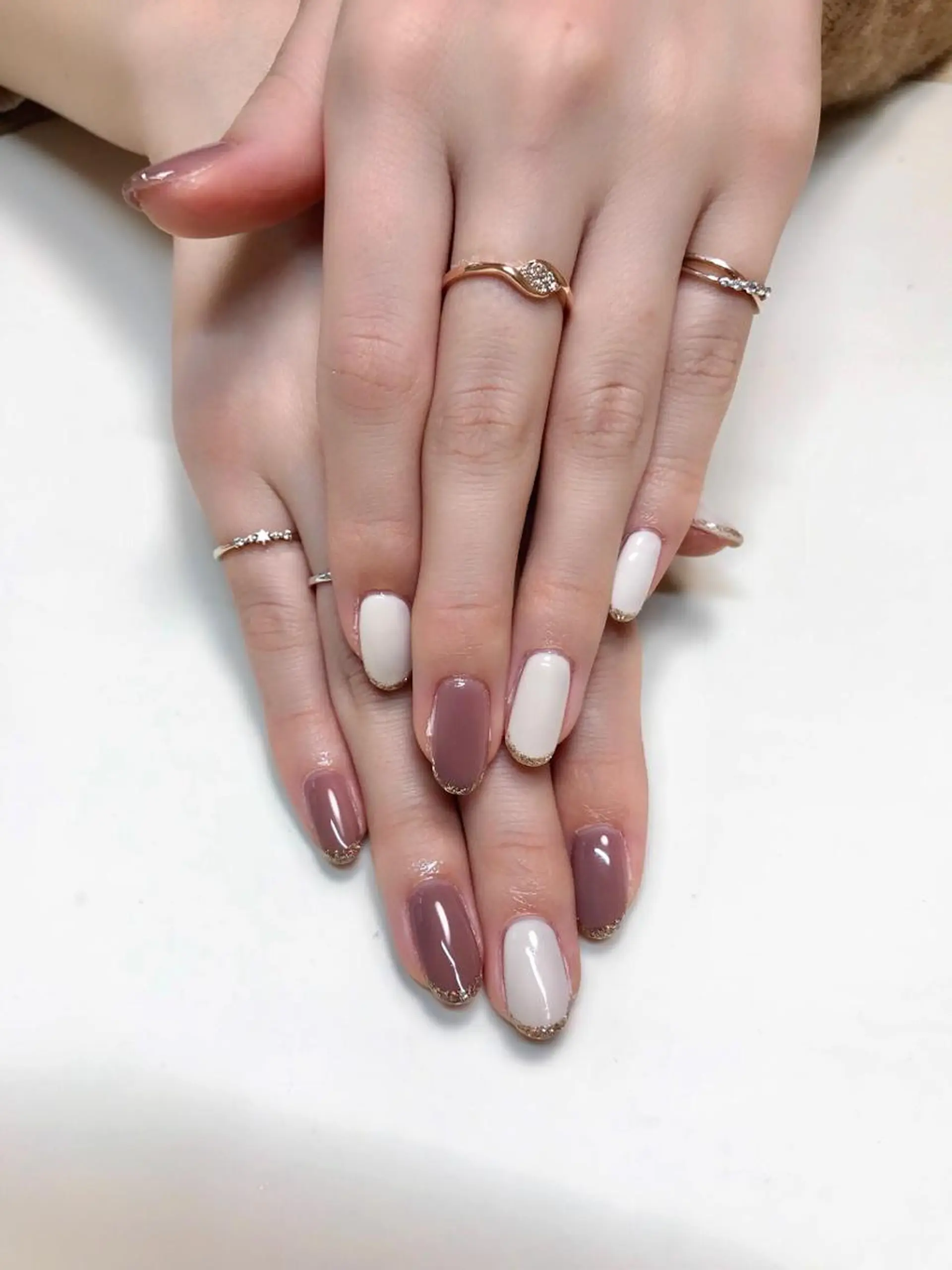 ネイル ラメ(グリッター) 'mm所属・'mm  (ミリ) ＭＡＮＡＭＩのネイルデザイン