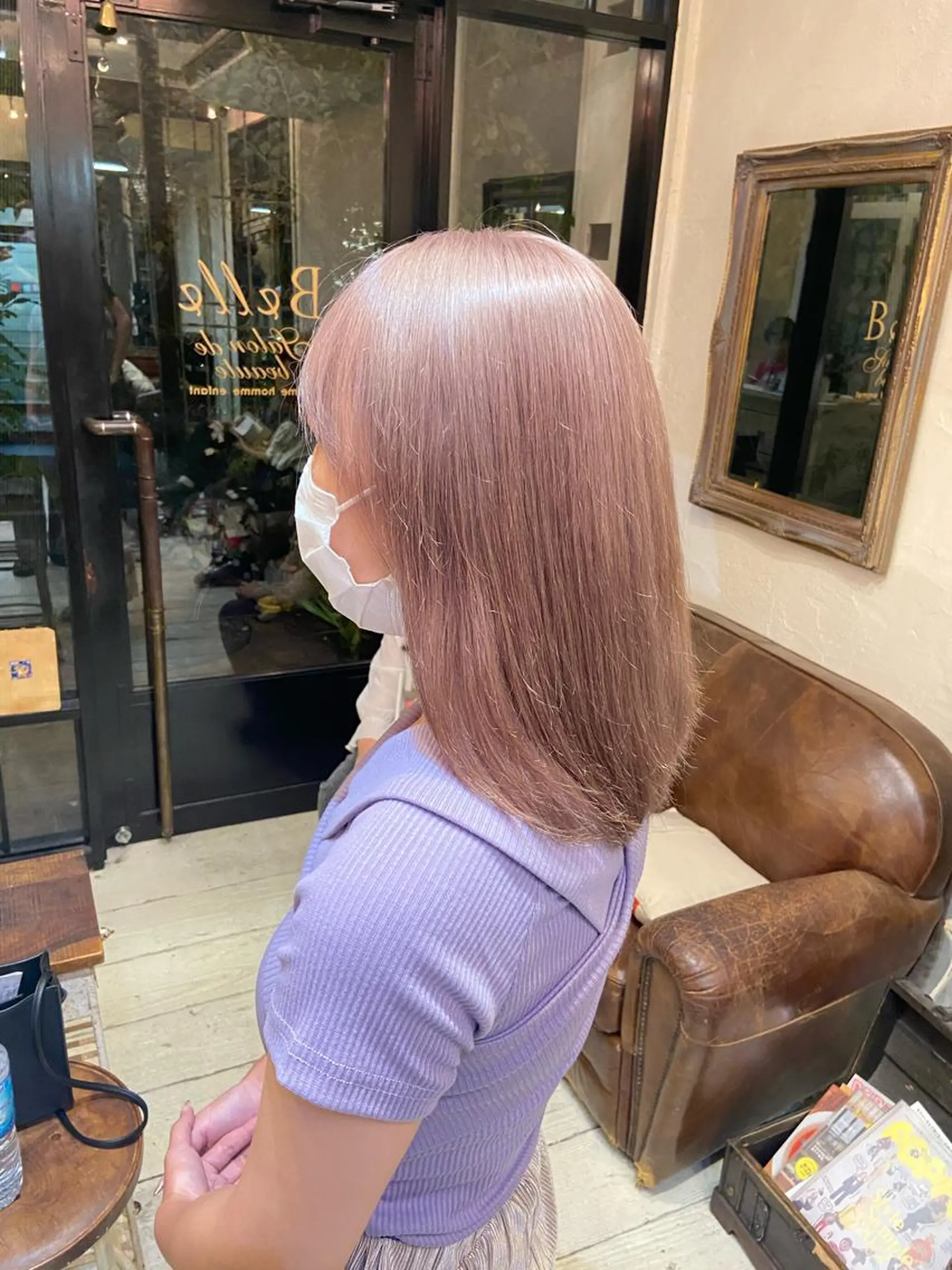 カラー ベージュカラー ホワイトベージュ ダメージレス美容師 🌱水島侑理のヘアスタイル