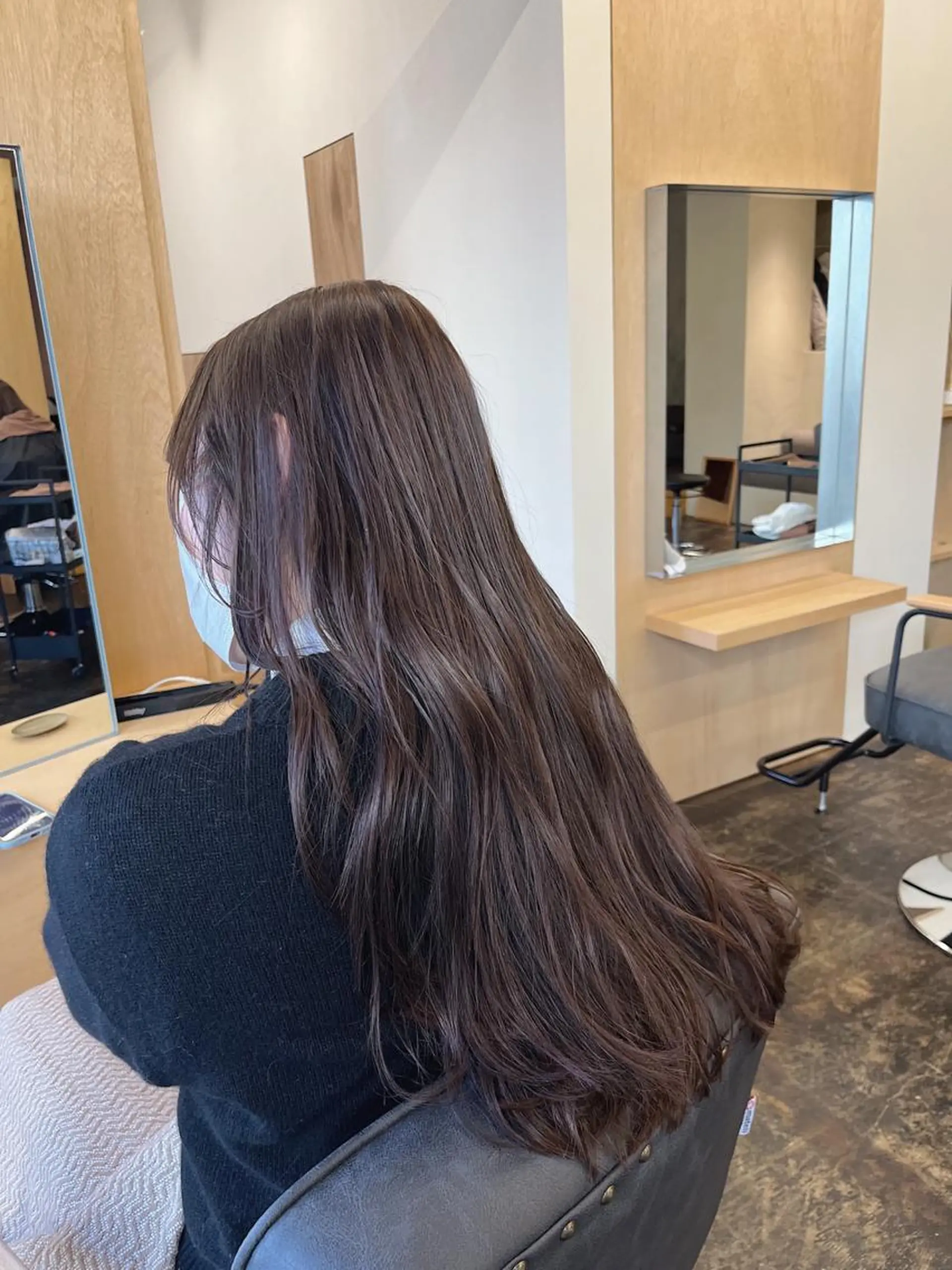 ロング ロング カット ヘアカラー 西山 紗耶香🪽 透明感カラー/ボブのヘアスタイル