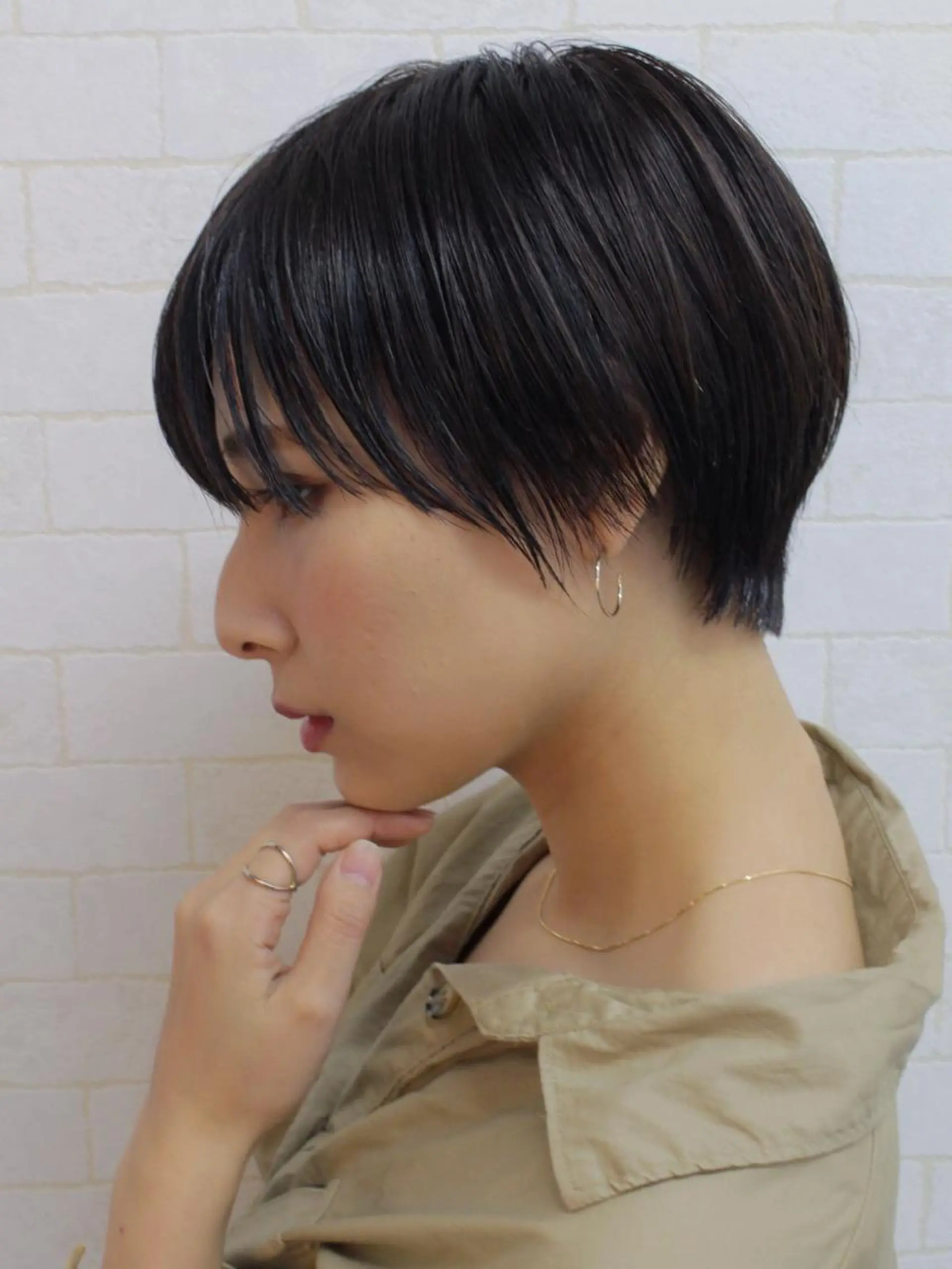 ショート カラー カット ヘアカラー トリートメント 小濱 秀人のヘアスタイル