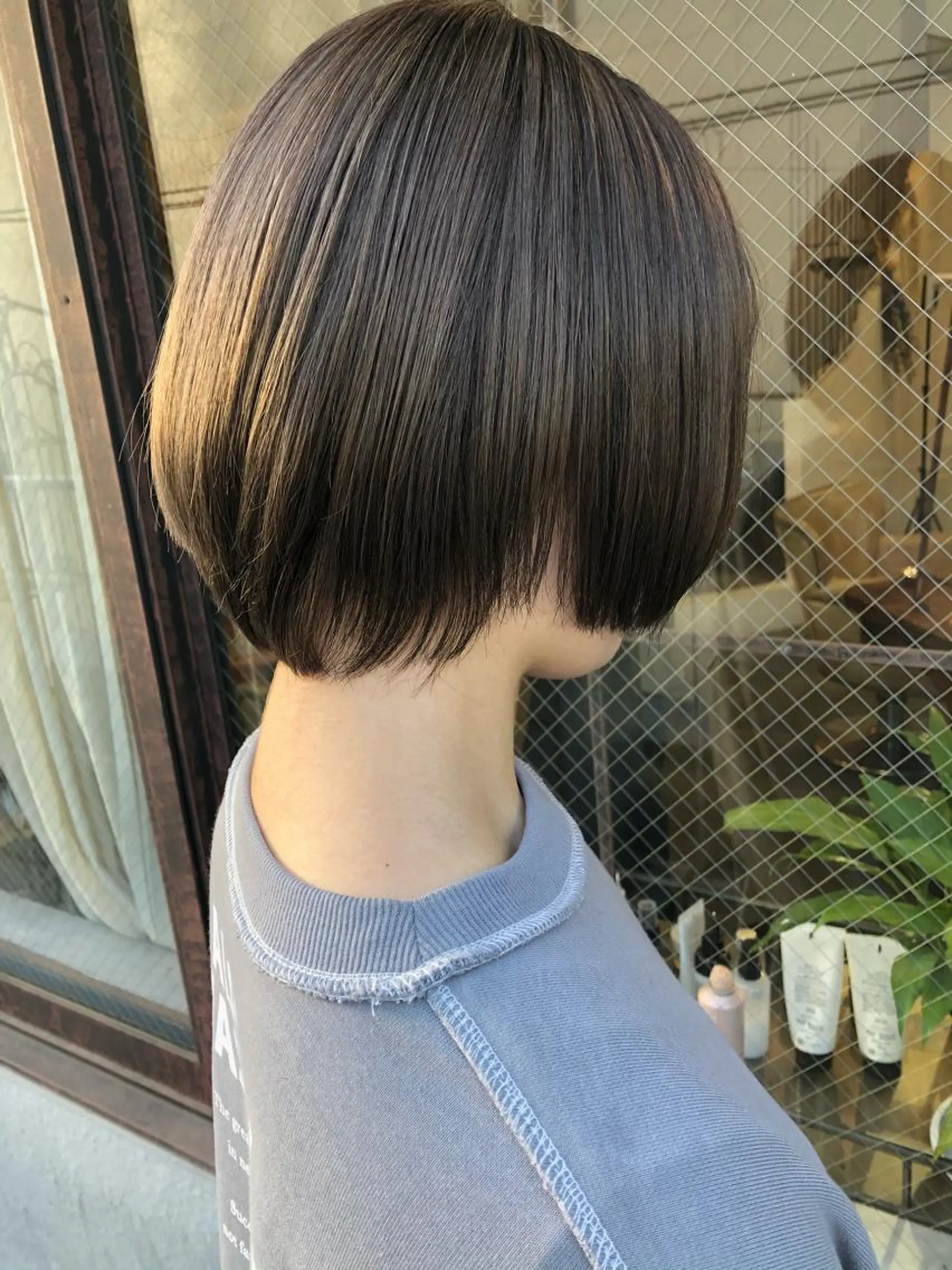 ショート カラー アッシュ アッシュグレー Gardenhair 小笠原篤矢ショートのヘアスタイル