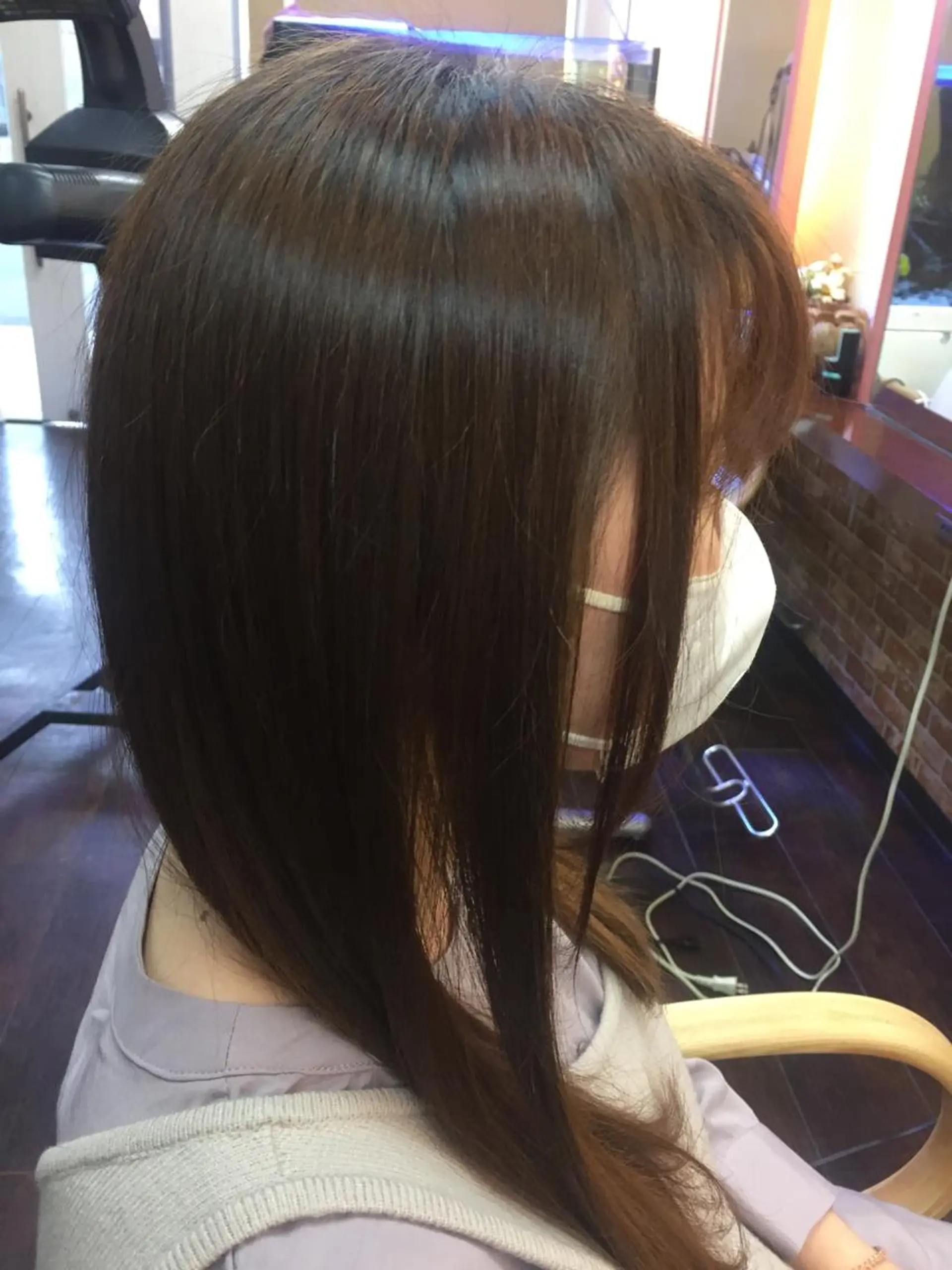 セミロング パーマ 桧山 真のヘアスタイル