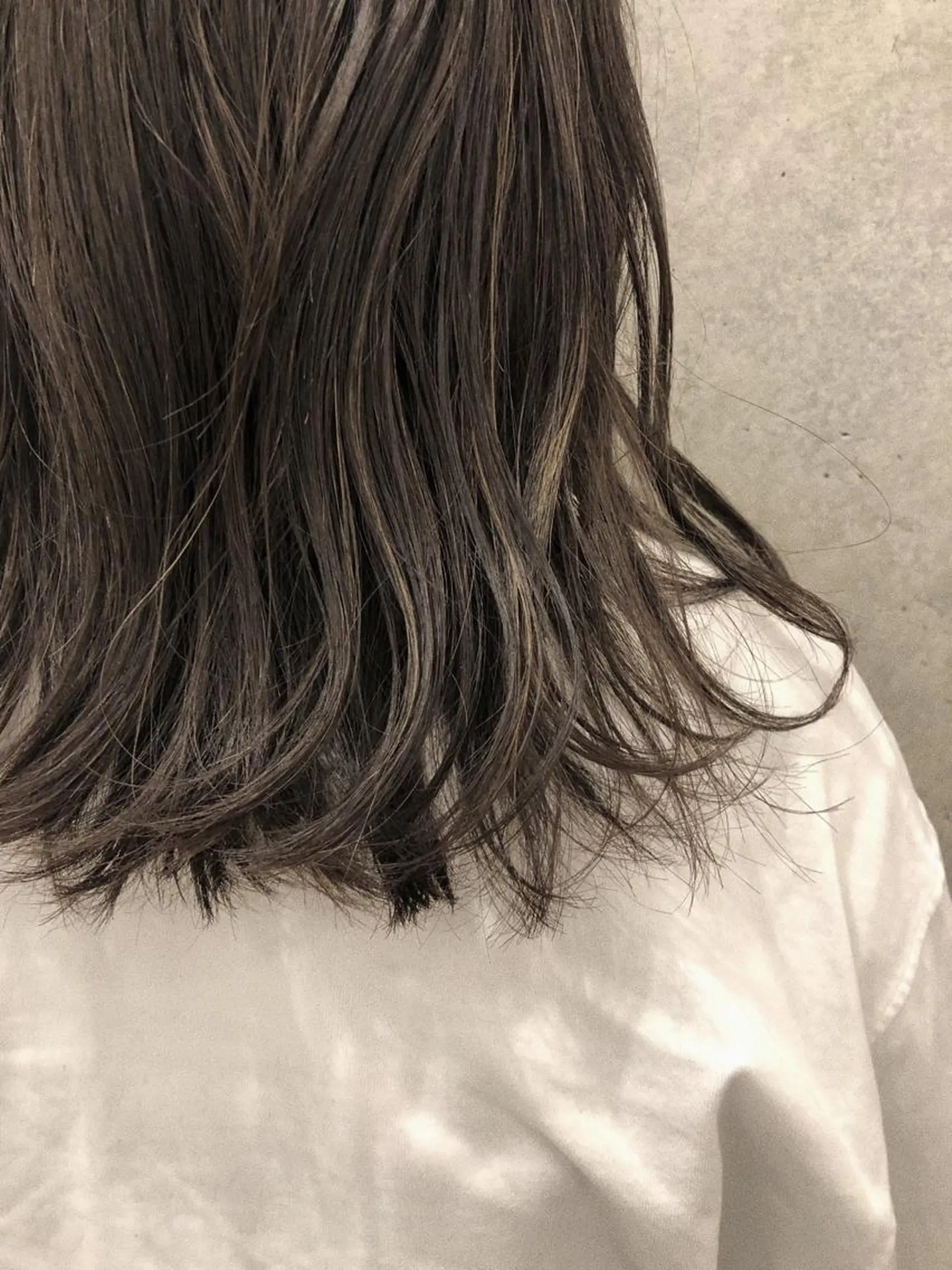 ミディアム カラー ハイライトカラー ハイライト Miku /ブリーチ/ボブのヘアスタイル