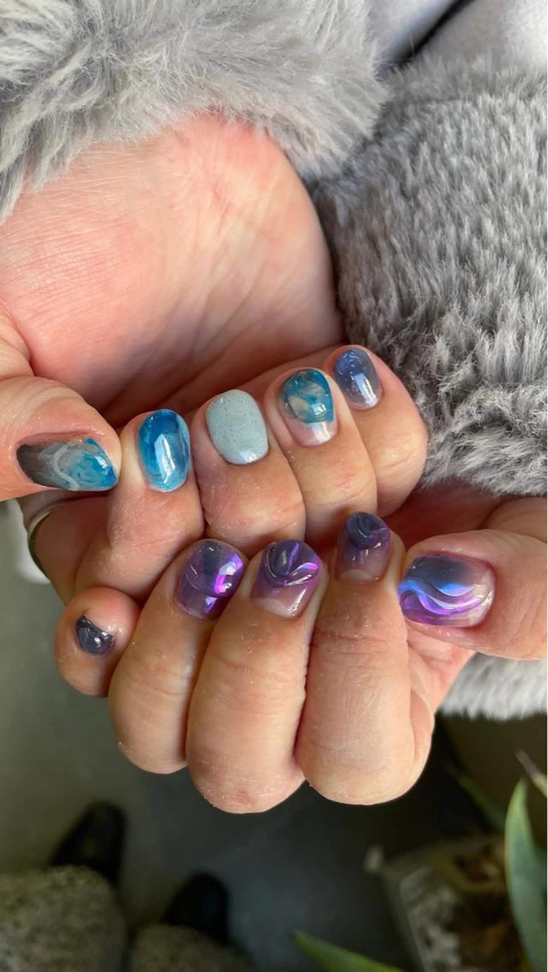 ネイル ゆびノさき茨木店 ニュアンス/アートのネイルデザイン