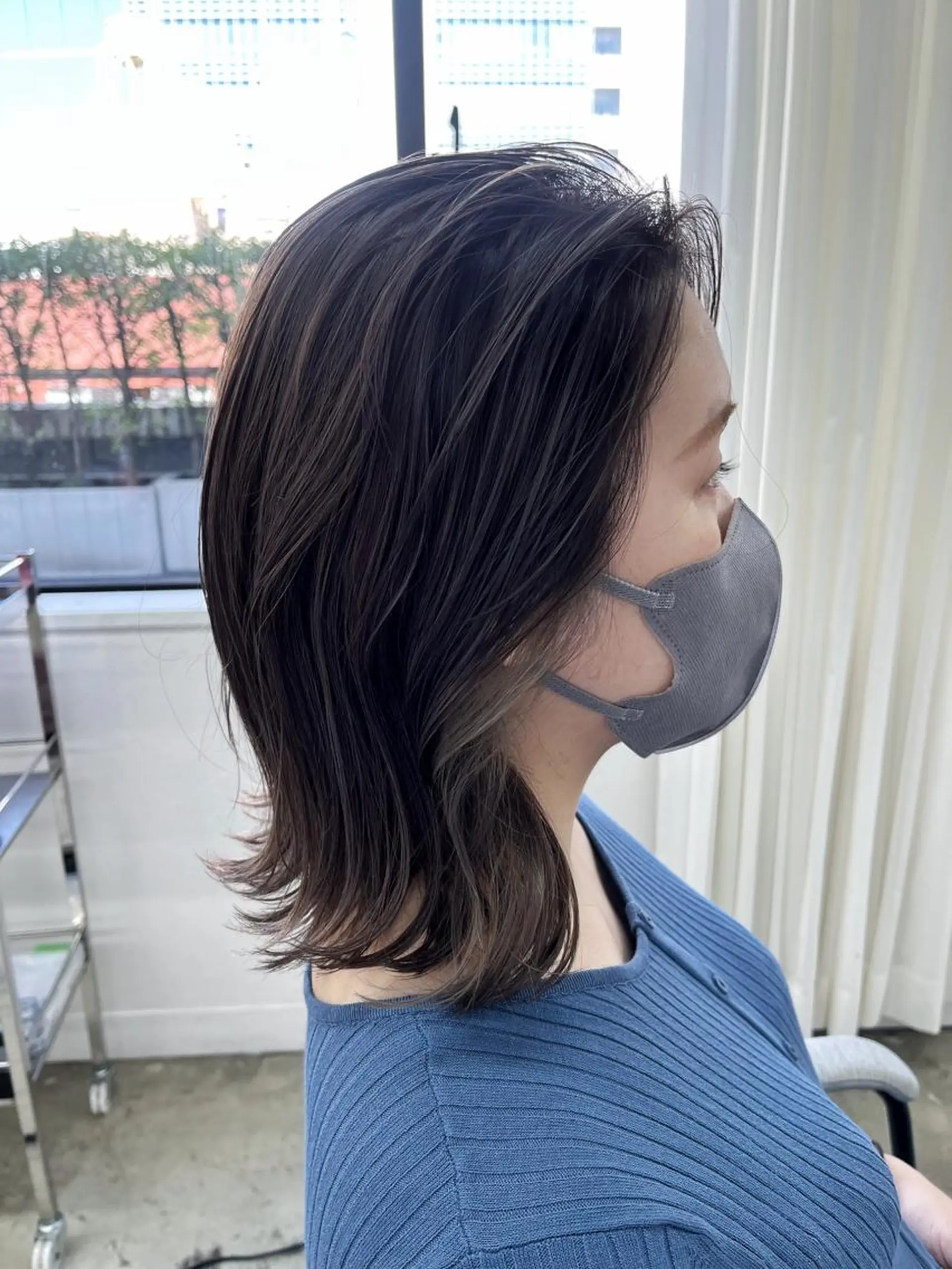 ミディアム カラー カット ヘアカラー トリートメント ISSIKI所属・⭐️当日OK⭐️ 岩田峻のヘアスタイル