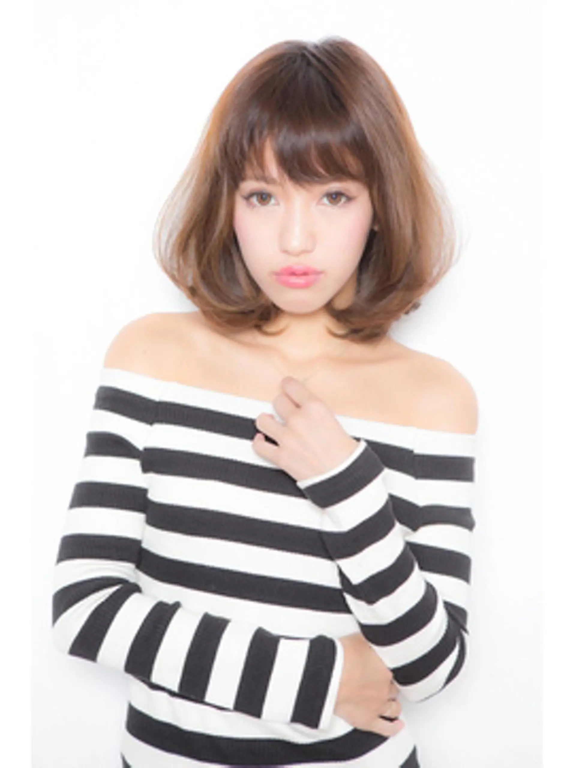 ミディアム カラー パーマ ✨Alushe 心斎橋店✨のヘアスタイル