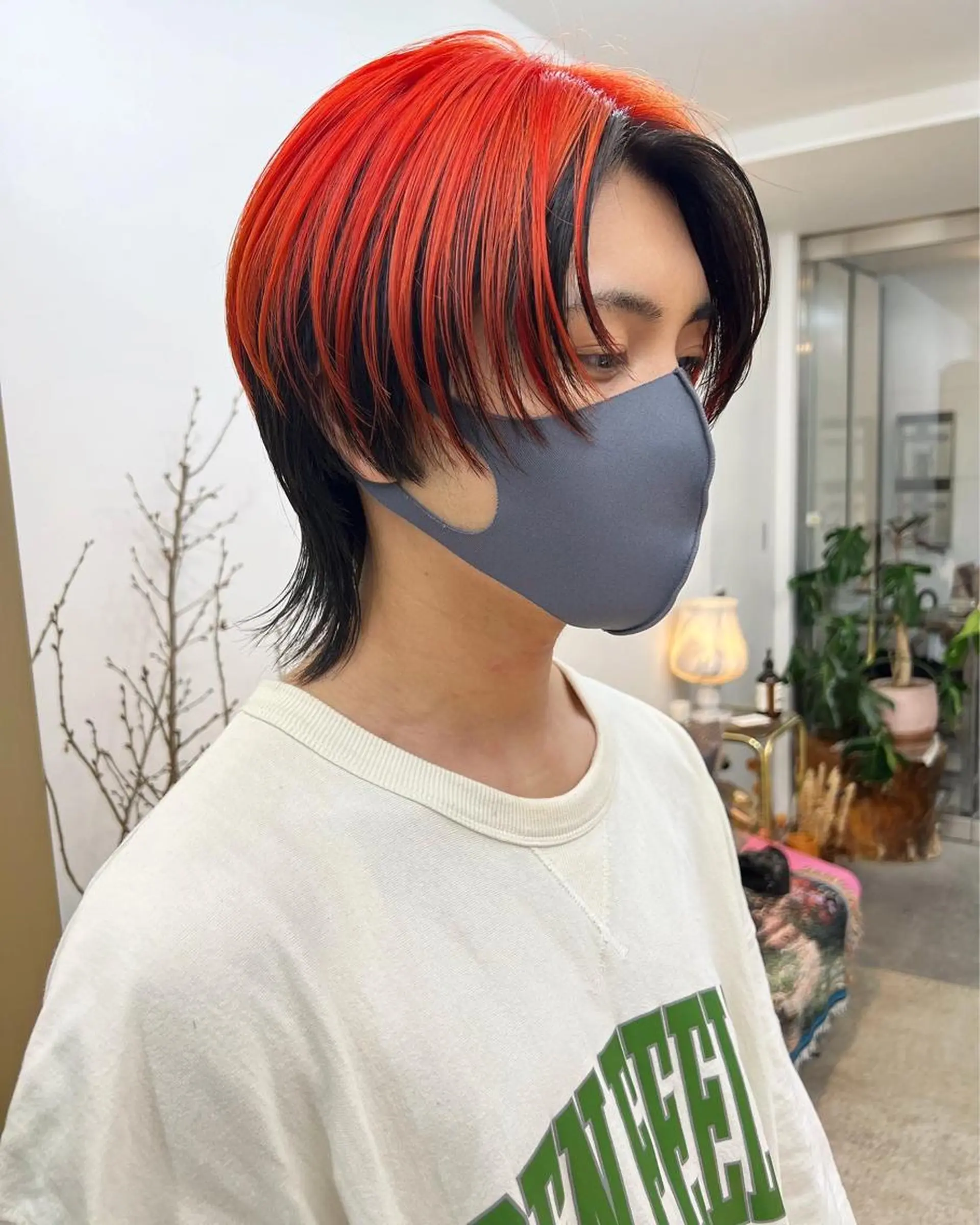 ミディアム カラー パーマ ヘアアレンジ メンズ 【池袋/スパイキー ショート】ⓝⓘⓜⓤのヘアスタイル