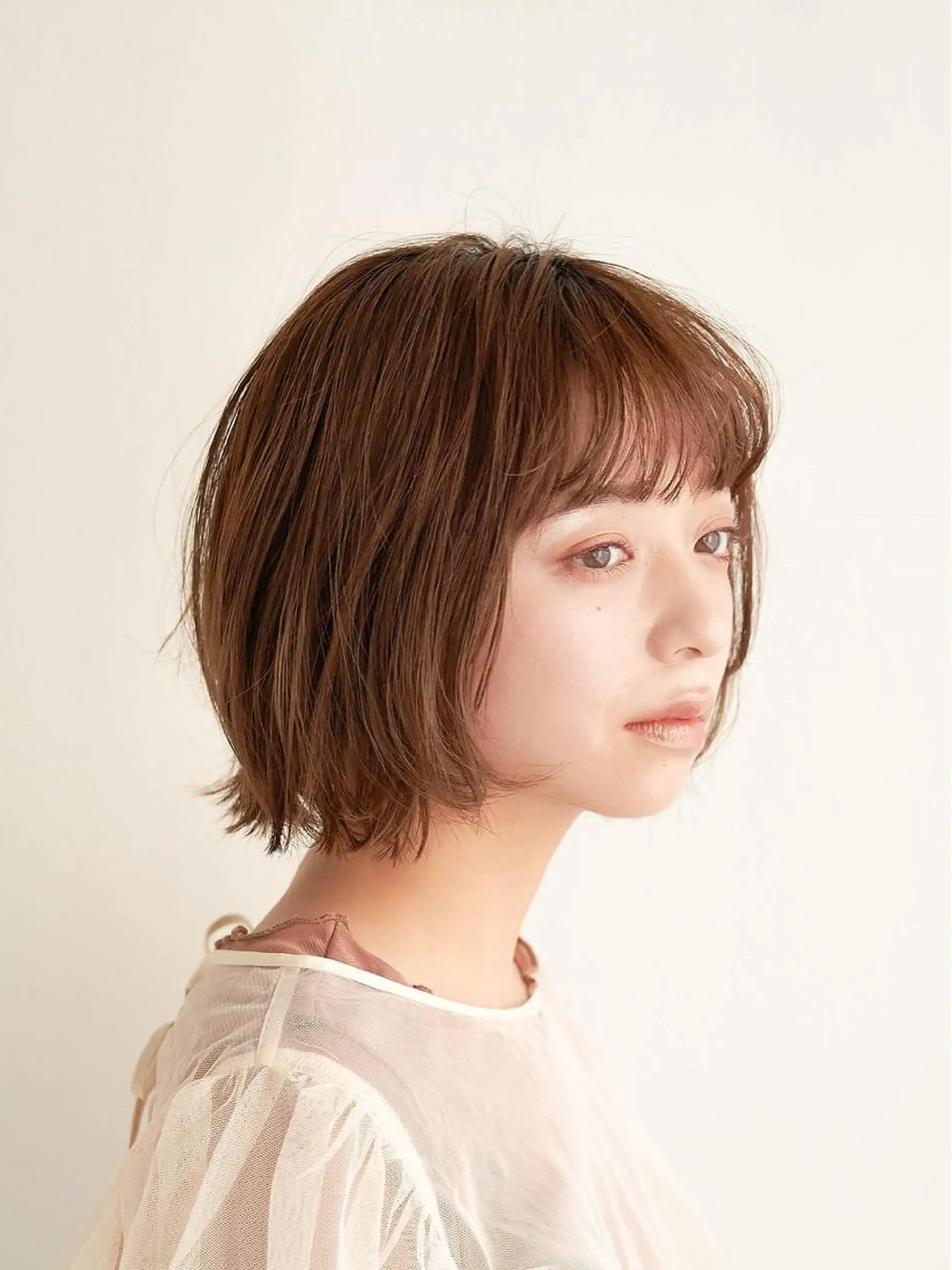 ショート カラー 銀座⚜️【脱白髪染め 美髪矯正】トグチのヘアスタイル