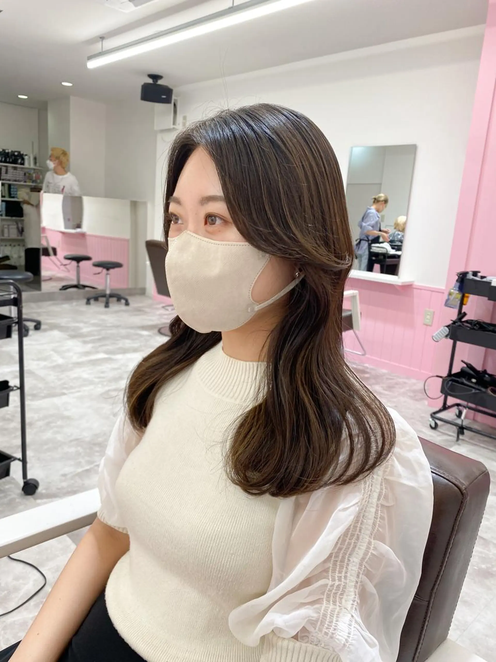 ロング 髪質改善韓国レイヤー SHIORI🦋のヘアスタイル