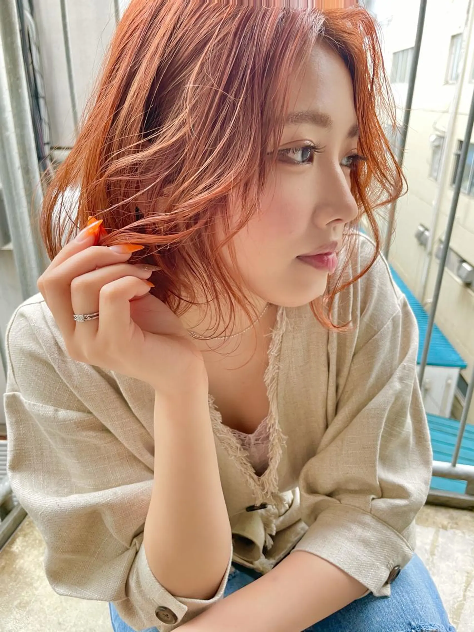 ショート ヘアカラー トリートメント 東北No.1完全個室 💐梶谷社長のヘアスタイル