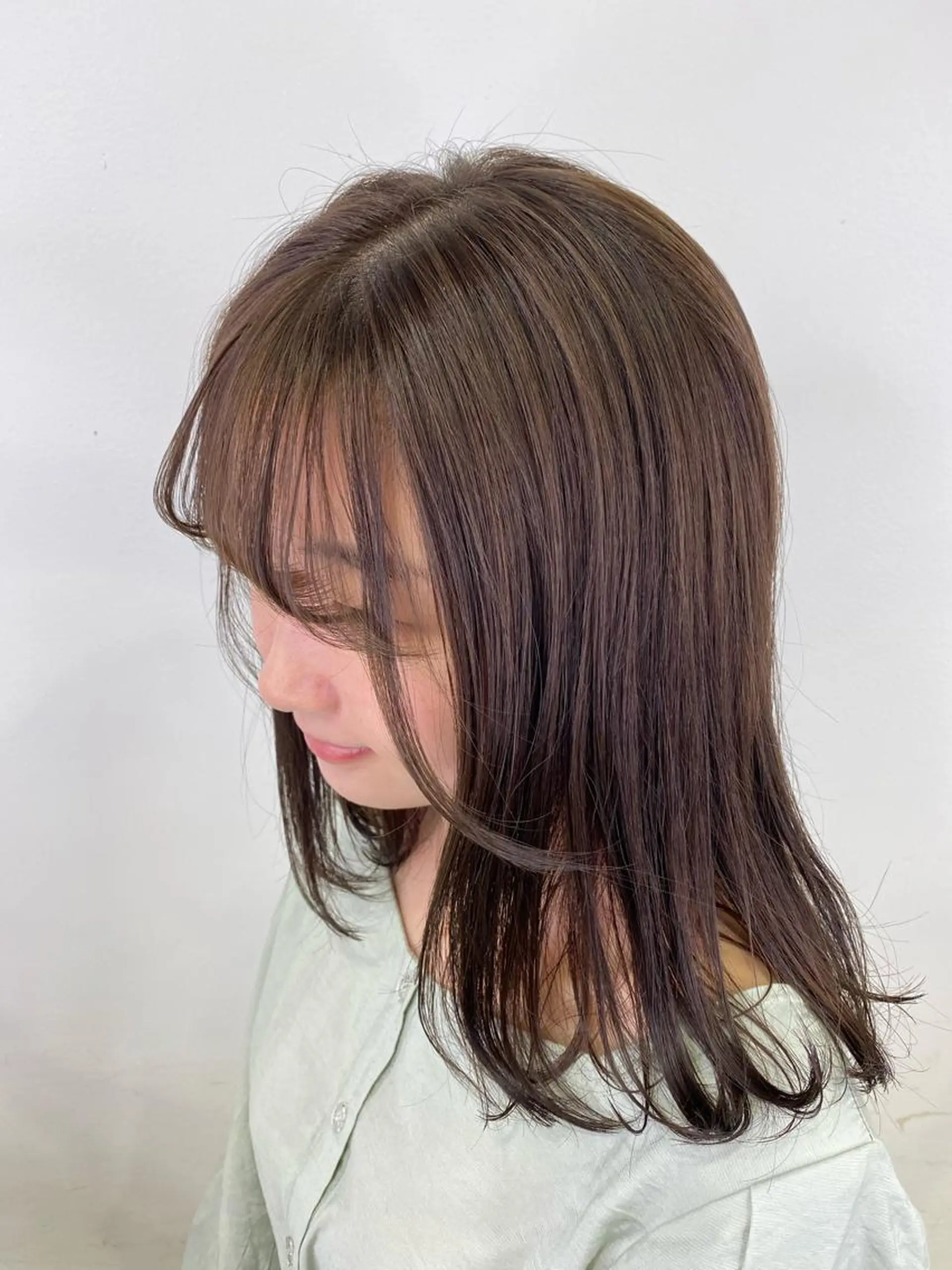 セミロング カラー ヘアアレンジ Lim五反田所属・TSUNA 🌙 Lim 五反田のマツエク・マツパデザイン
