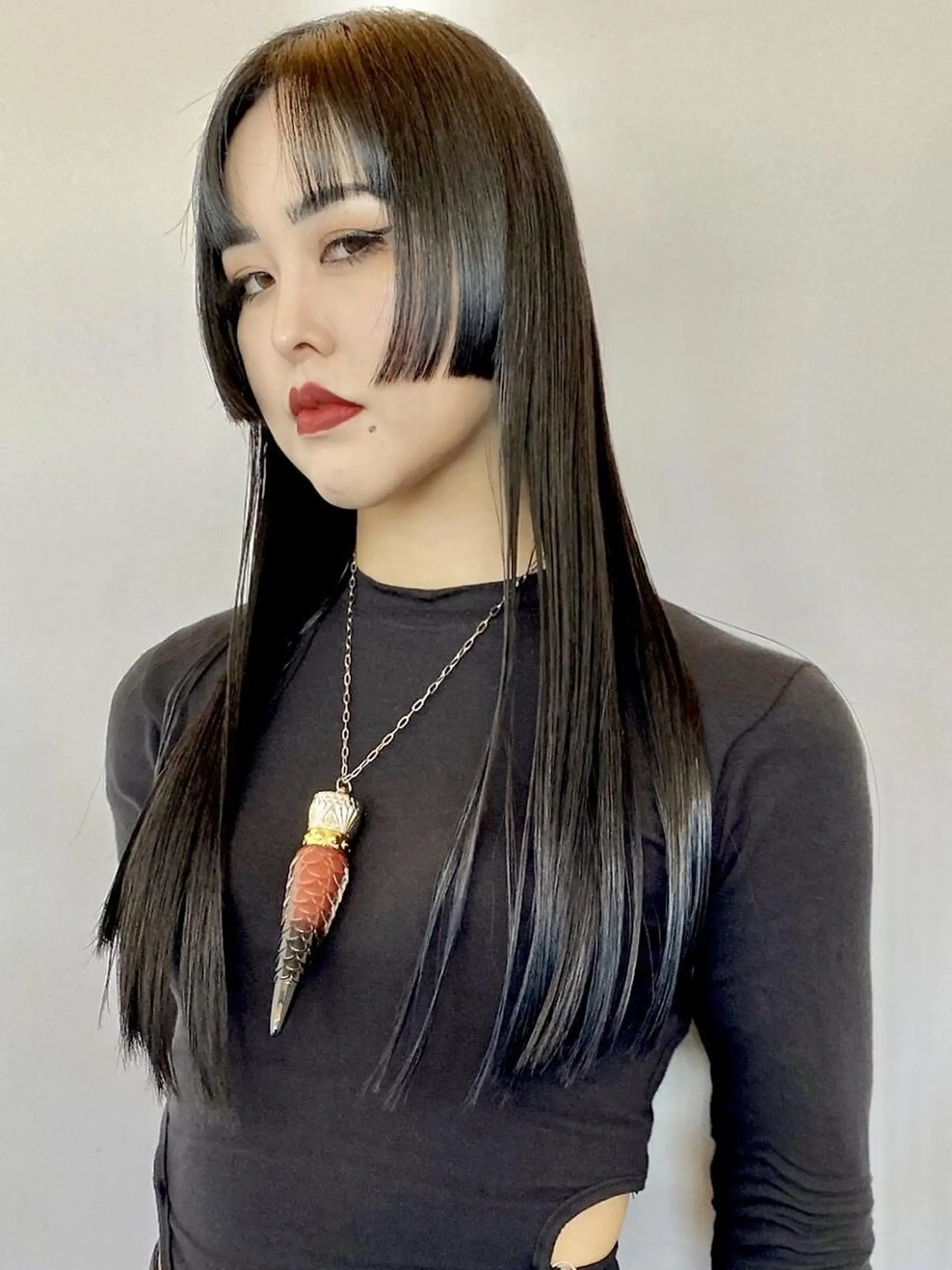 ロング カラー パーマ ヘアアレンジ メンズ 【姫カット】 ナカムラコウキのヘアスタイル