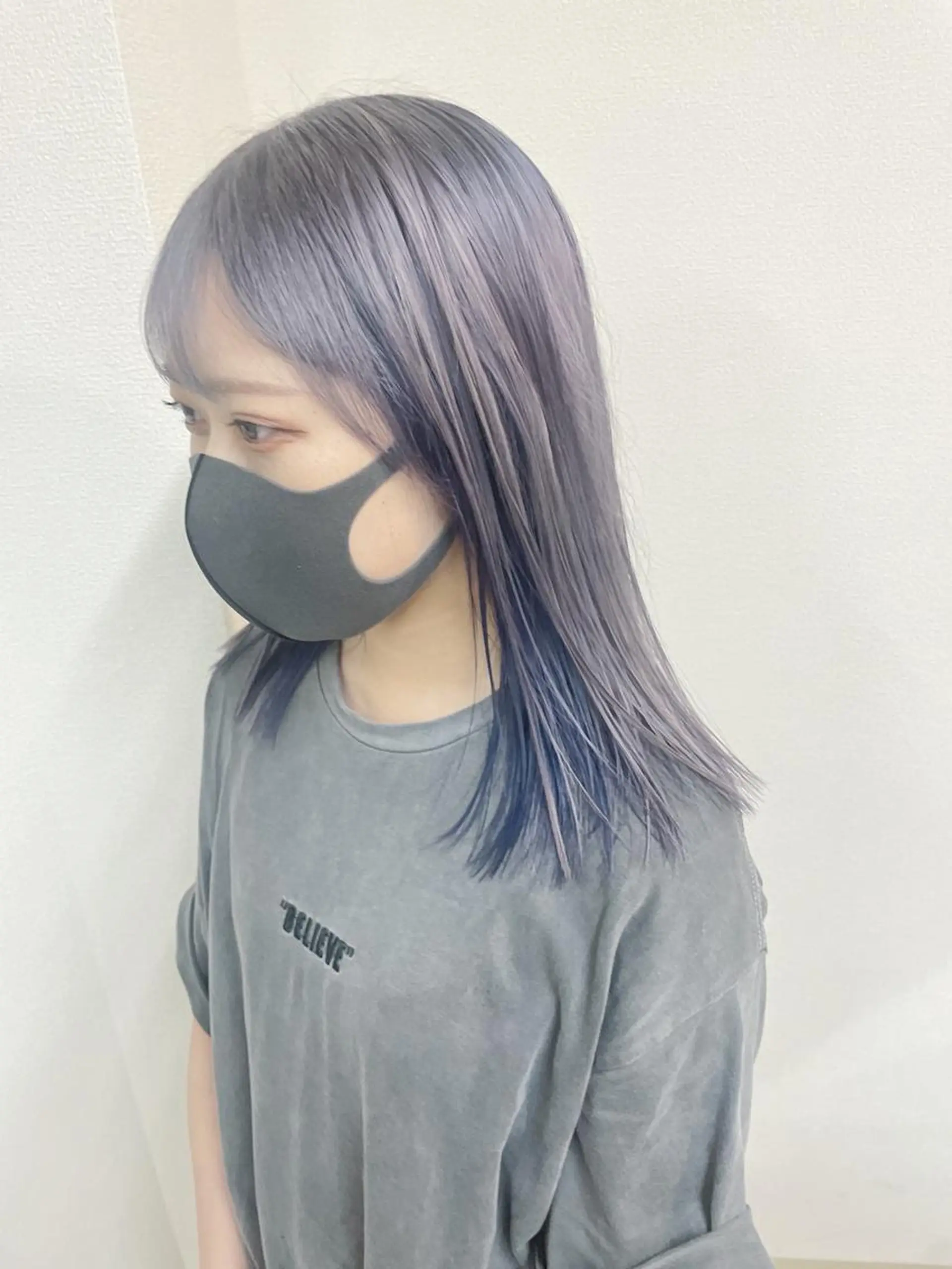 セミロング カラー ケアブリーチ /髪質 改善/古橋圭史郎のヘアスタイル