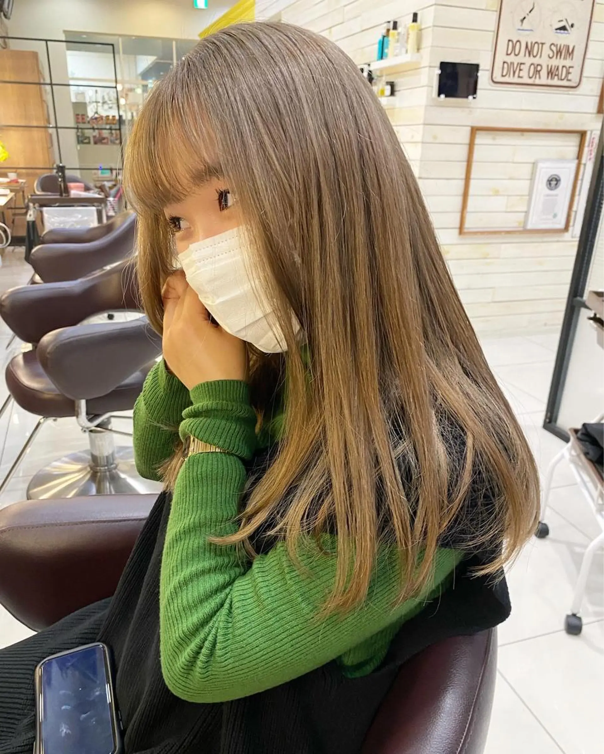 ロング カラー riho/ブリーチ/ デザインカラー/辻堂のヘアスタイル