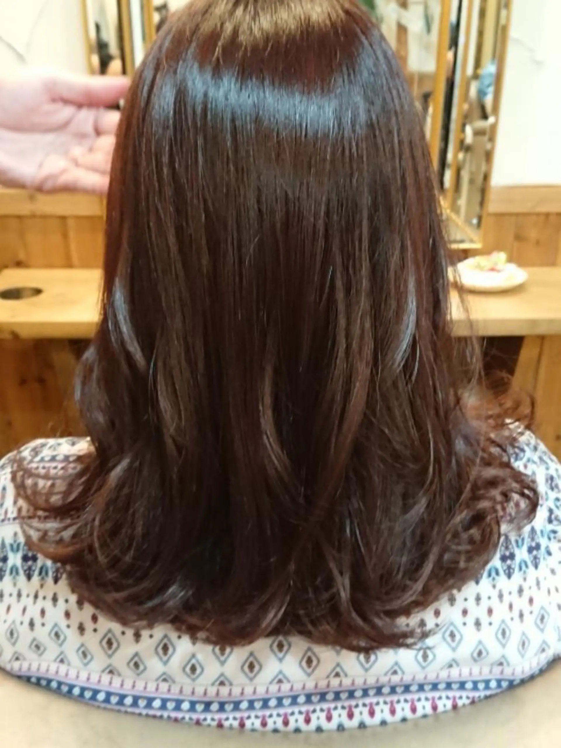 ロング ヘアカラー トリートメント マンツーマン1日2名 様限定Lily高橋✂のヘアスタイル