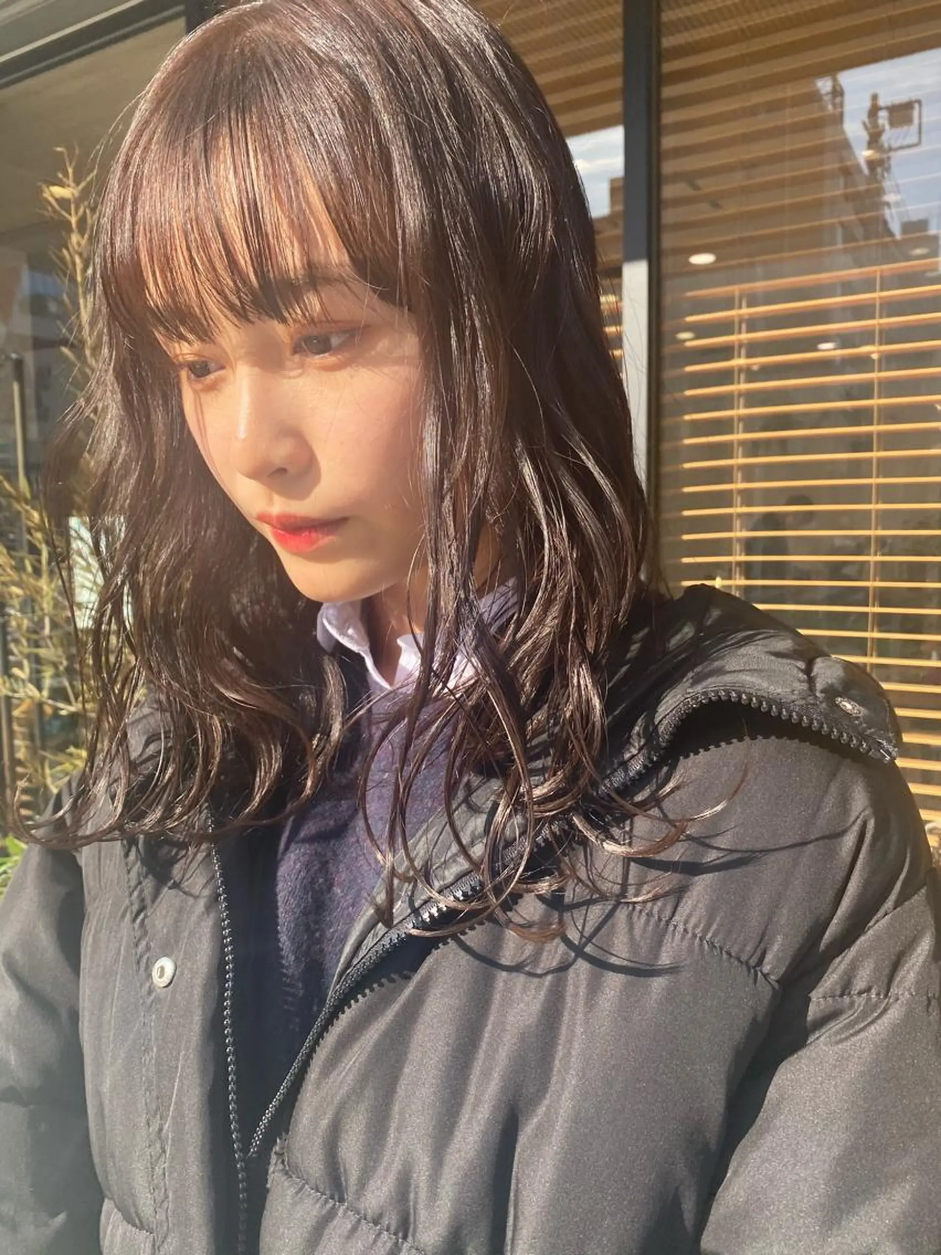 セミロング カラー ヘアアレンジ ヘアカラー トリートメント ヘッドスパ パーマ指名No1 /namiのヘアスタイル