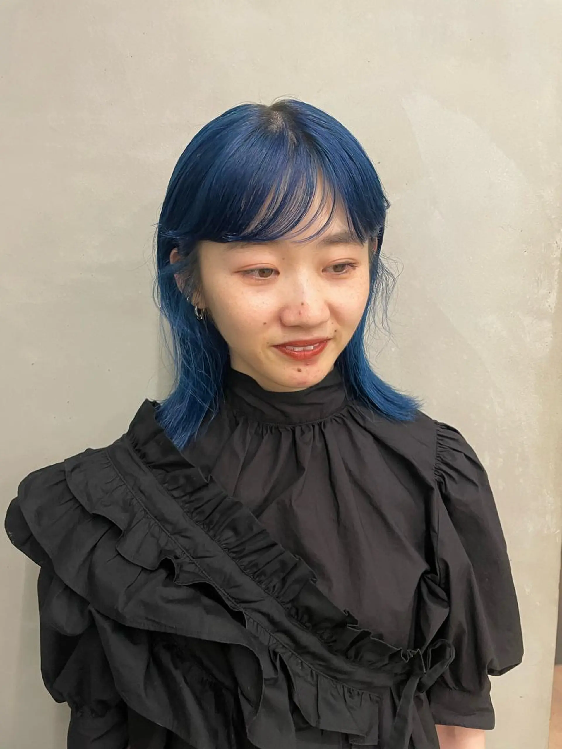 ミディアム カラー カット ヘアカラー トリートメント 佐伯 和佳のヘアスタイル