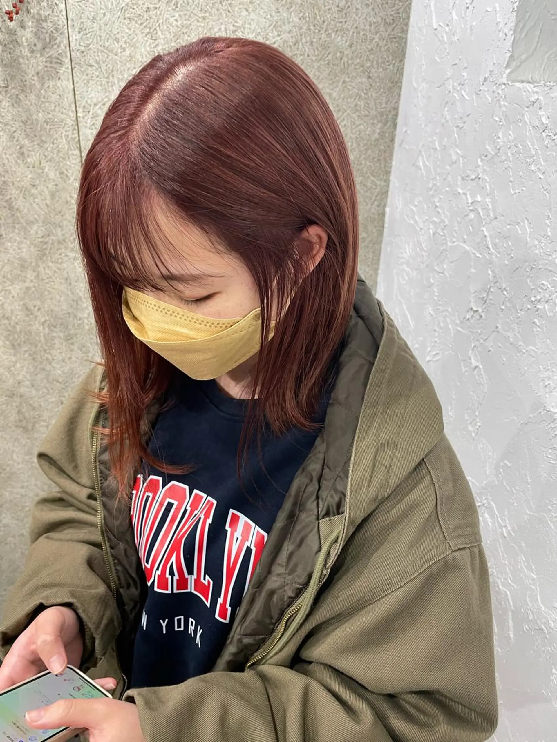 ミディアム akiba ryokaのヘアスタイル