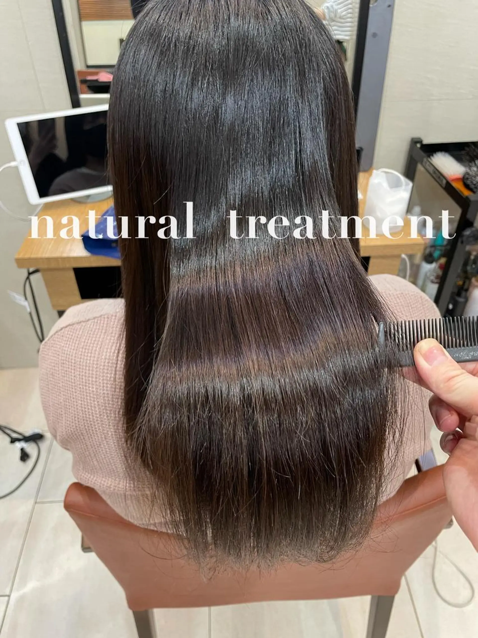 ロング トリートメント ボブ/ミディアム 親しみやすさ/さくらのヘアスタイル