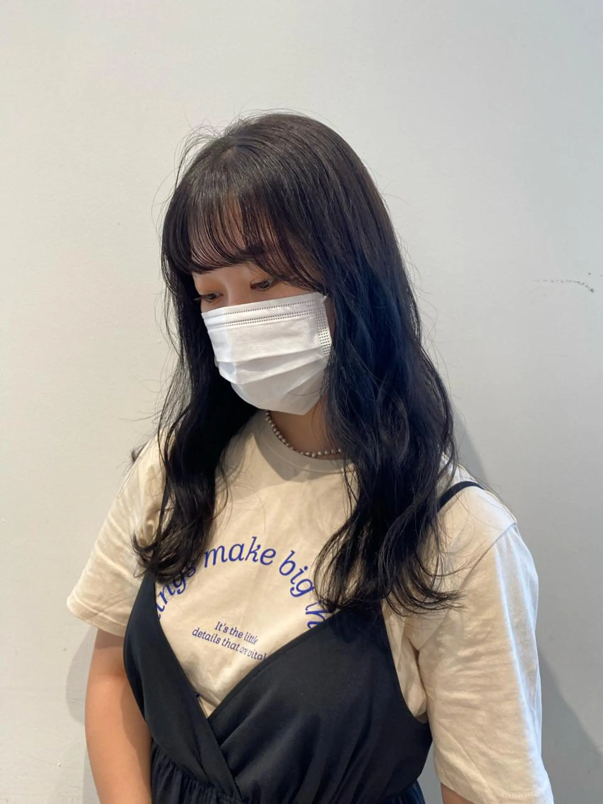 セミロング カラー ヘアカラー 透明感カラー🫧 nanohaのヘアスタイル