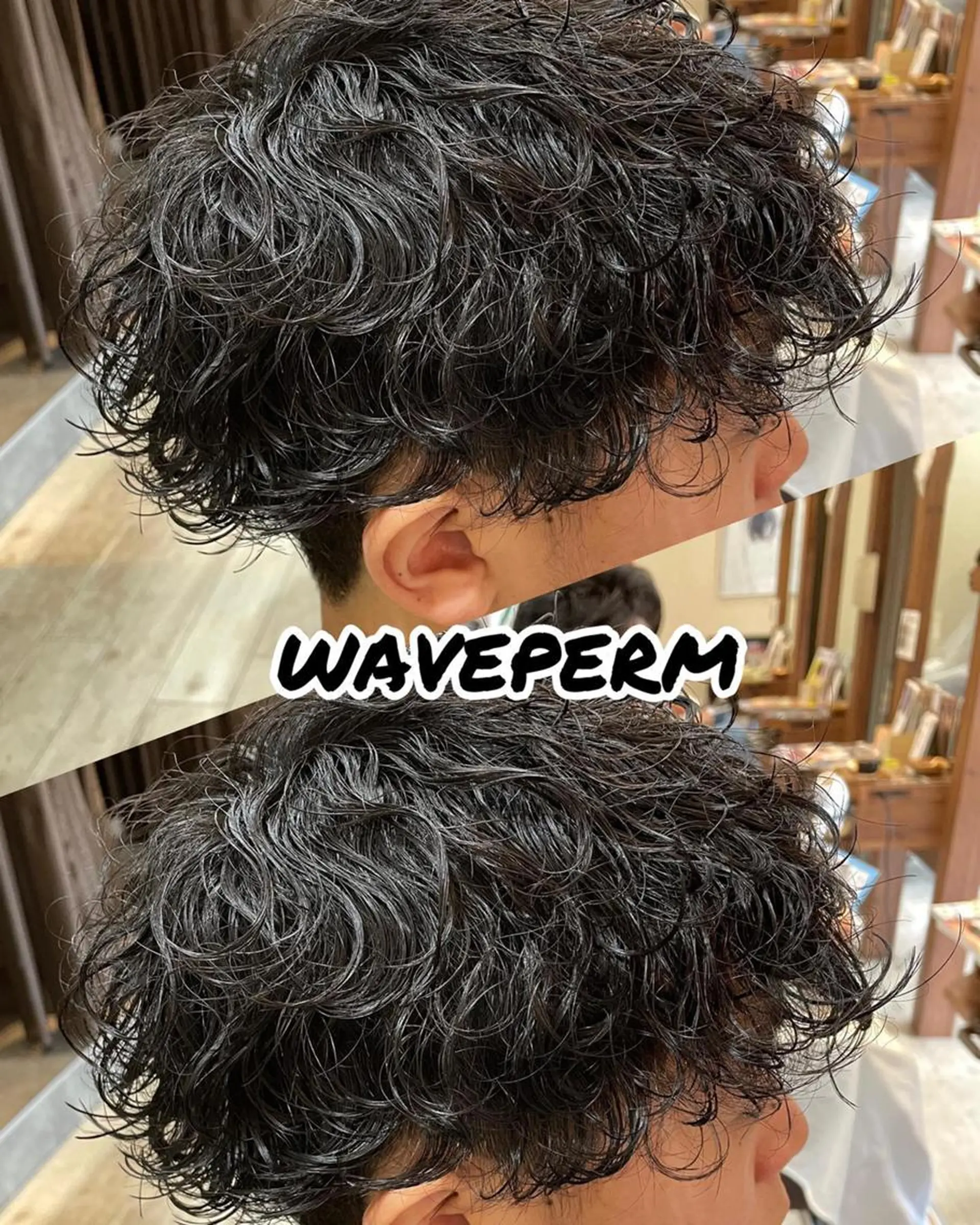 メンズ メンズブリーチ メンズパーマ 波巻きパーマ 仙台/メンズ/ フェザー/リョウのヘアスタイル