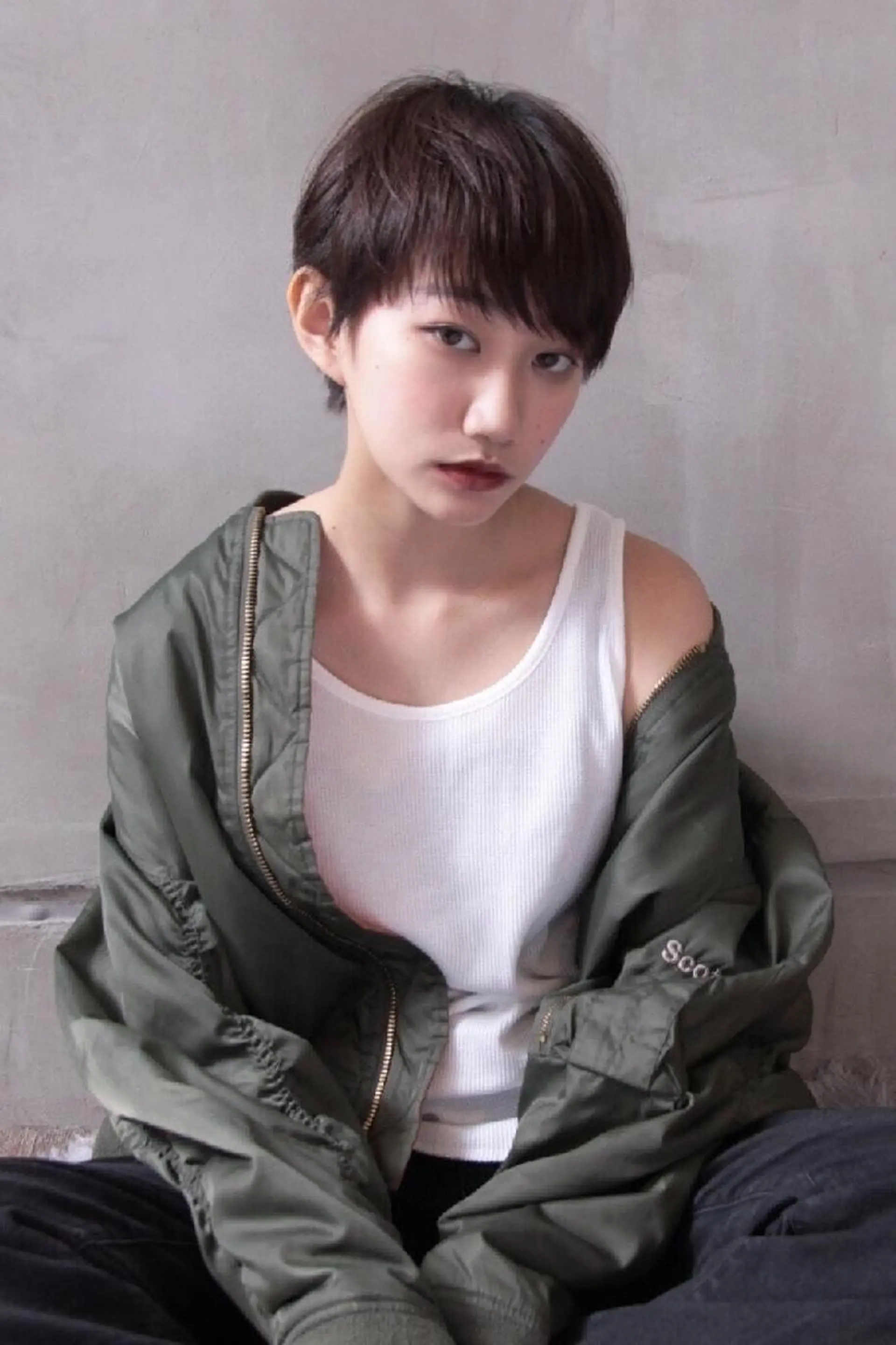 ショート カラー ヘアアレンジ ace share salon所属・桑原 祥のヘアスタイル