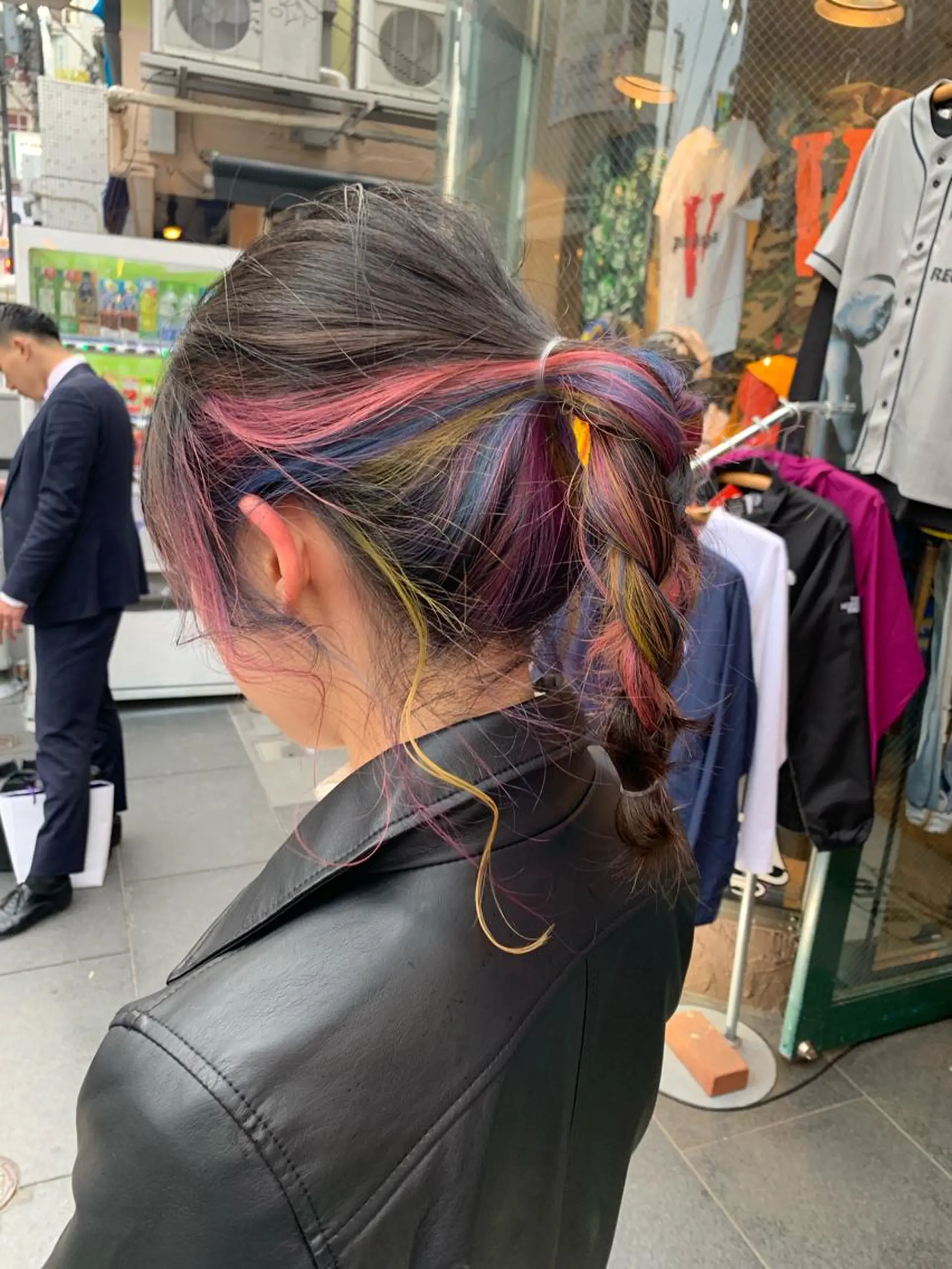 セミロング カラー ヘアアレンジ ピンクベージュ/新潟 万代/高橋桃葉🍑のヘアスタイル