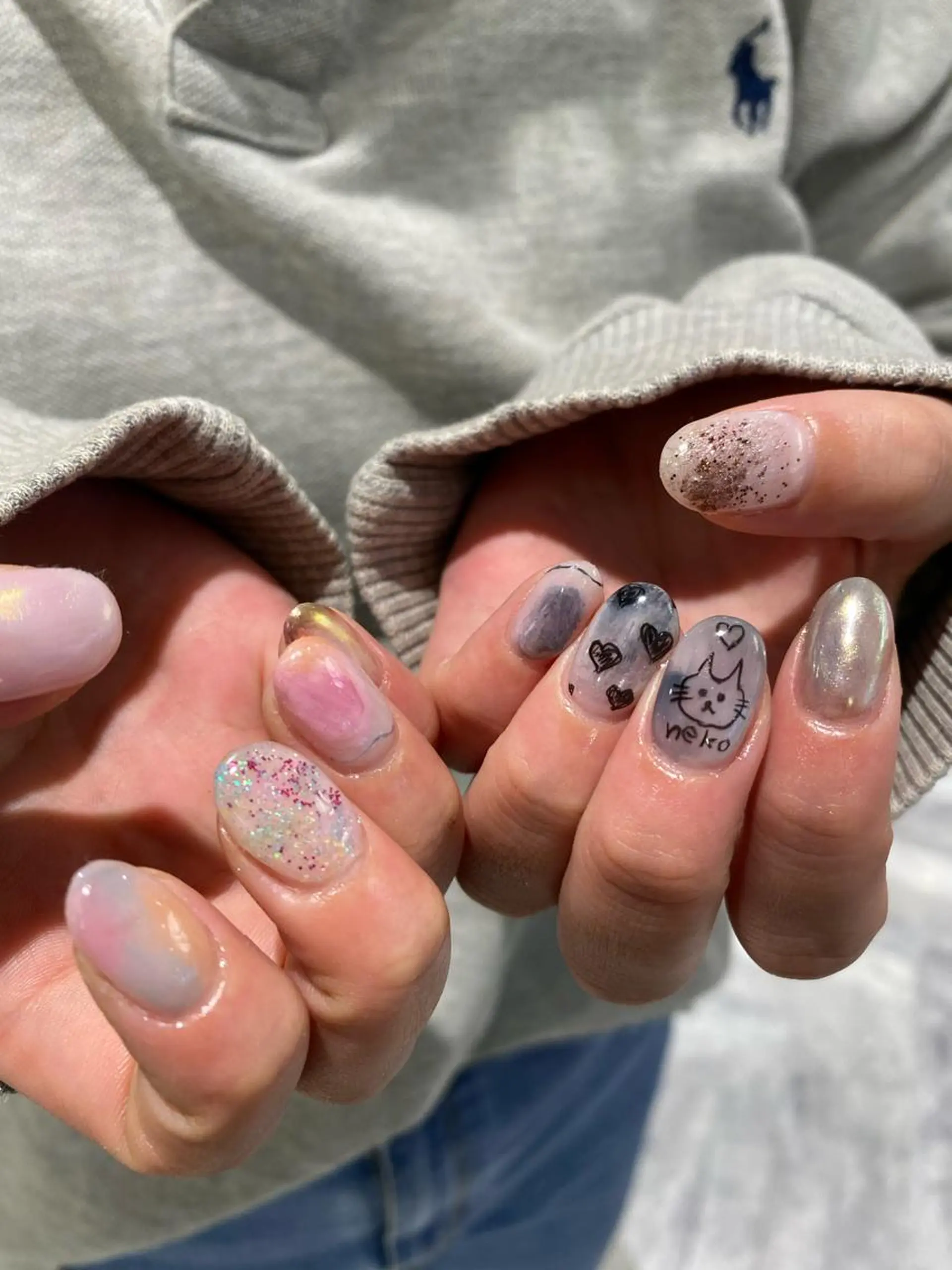 ネイル ハンドネイル Shiori･:* 💫のネイルデザイン