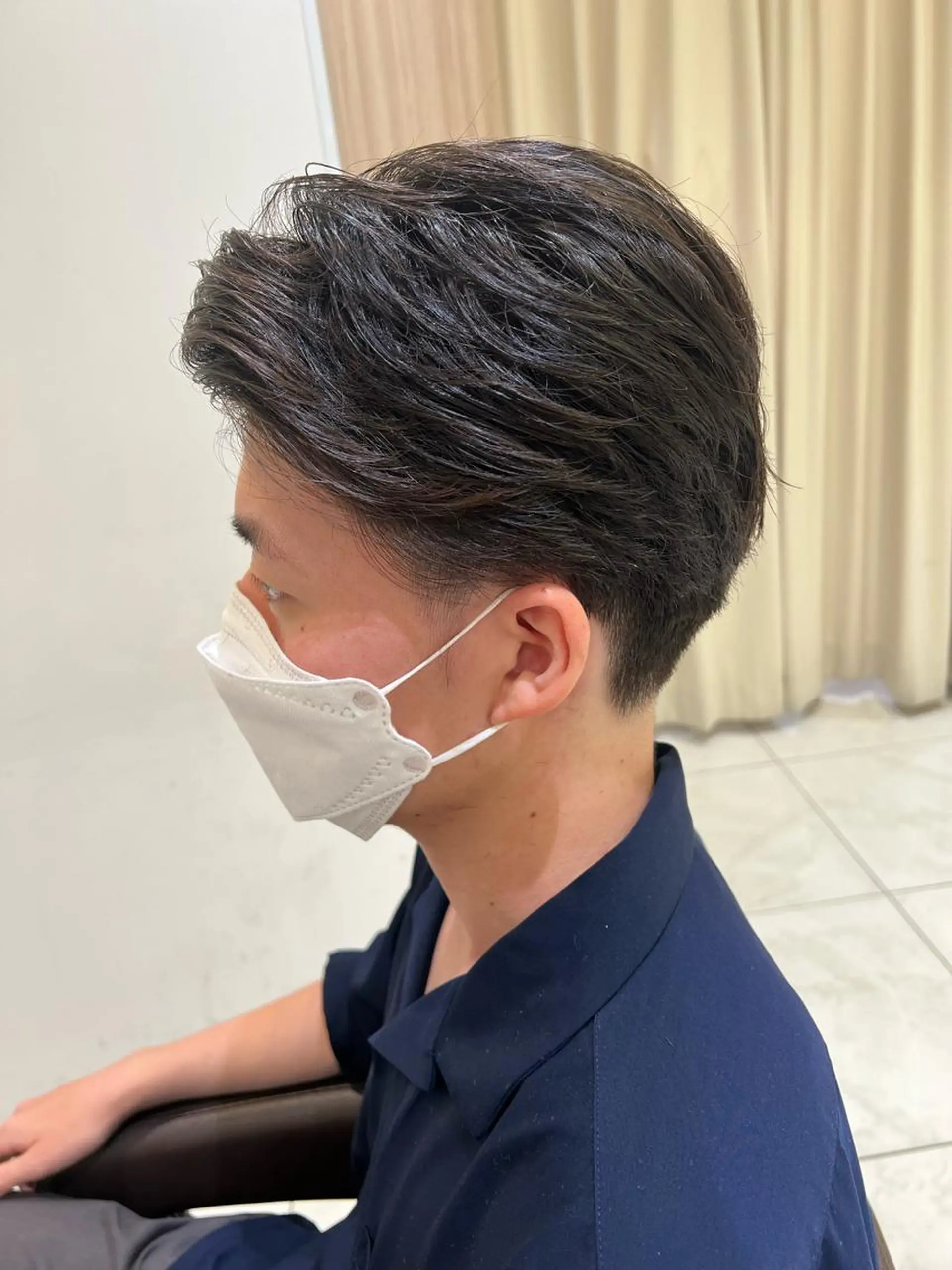 メンズ 顔周り/韓国レイヤー junkaのヘアスタイル