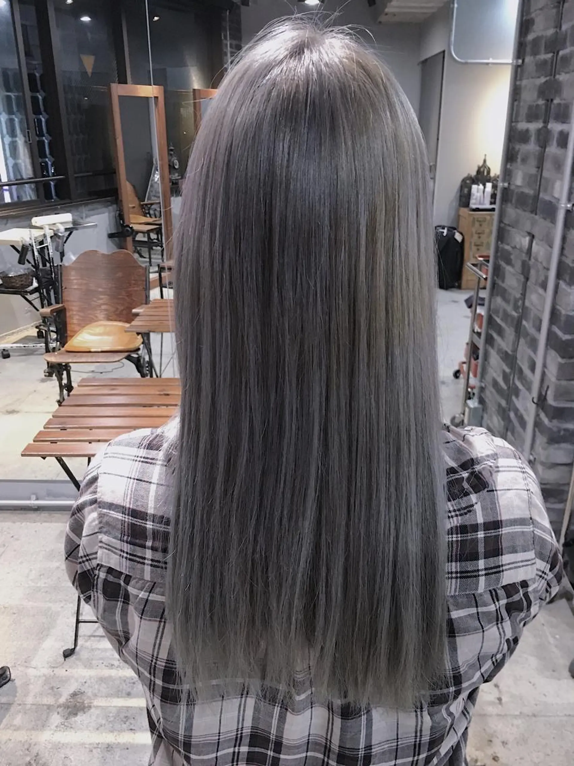 ロング カラー ヘアカラー トリートメント 代表 中島貴志のヘアスタイル