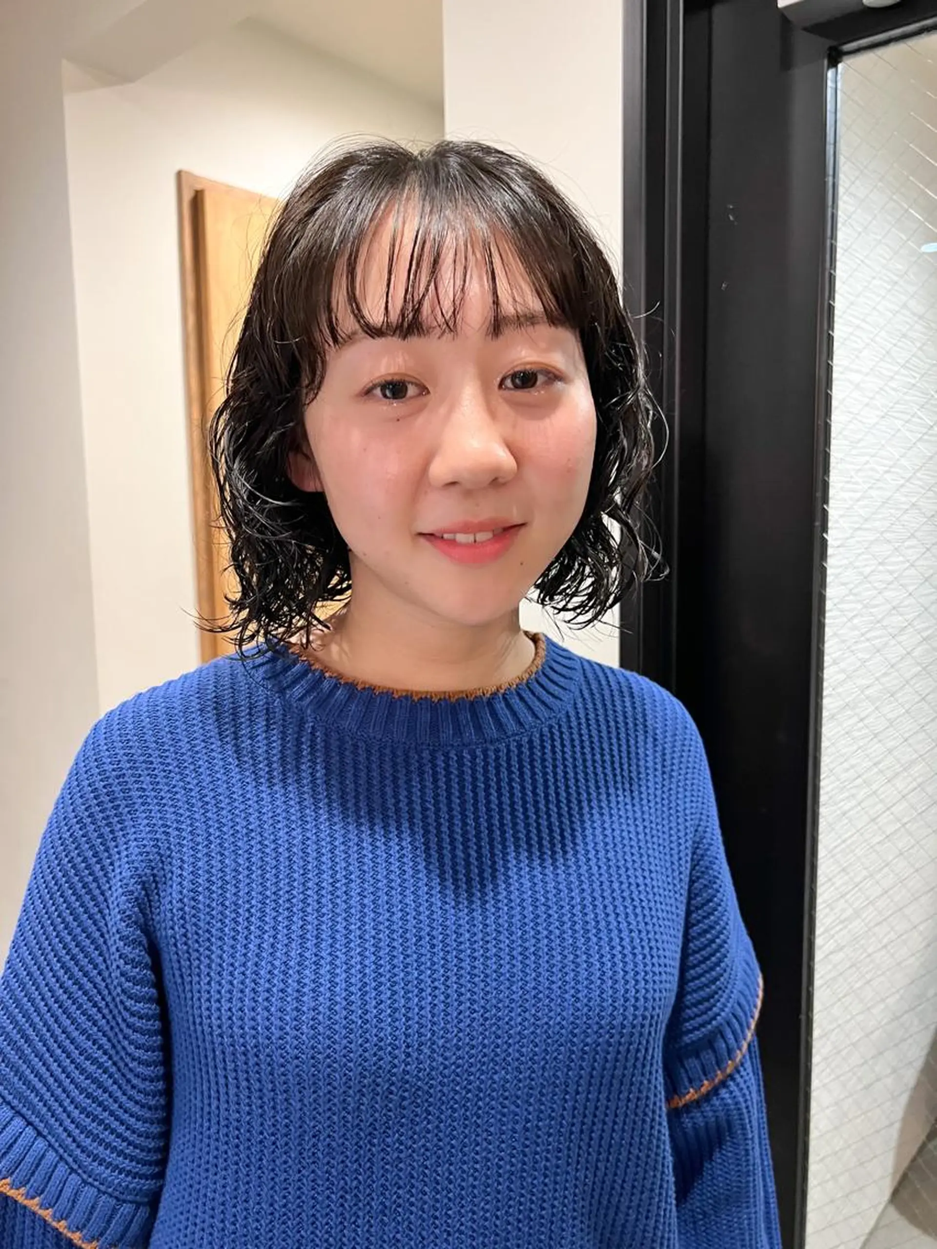 ミディアム パーマ ミディアムパーマ /癖毛パーマのヘアスタイル