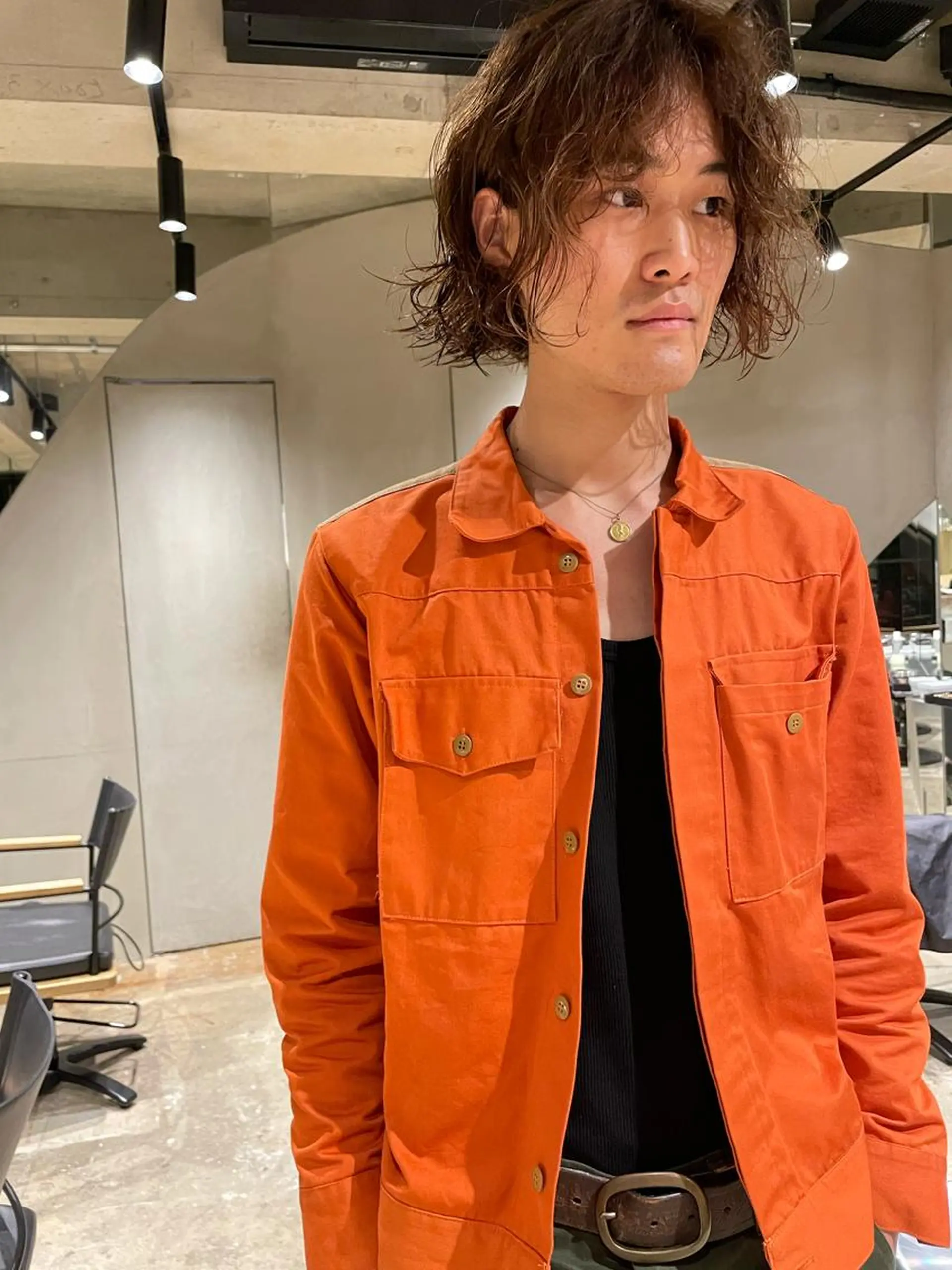 メンズ フェードカット メンズパーマ 刈り上げ カット パーマ 🌈圧倒的デザイン パーマ　関和希のヘアスタイル