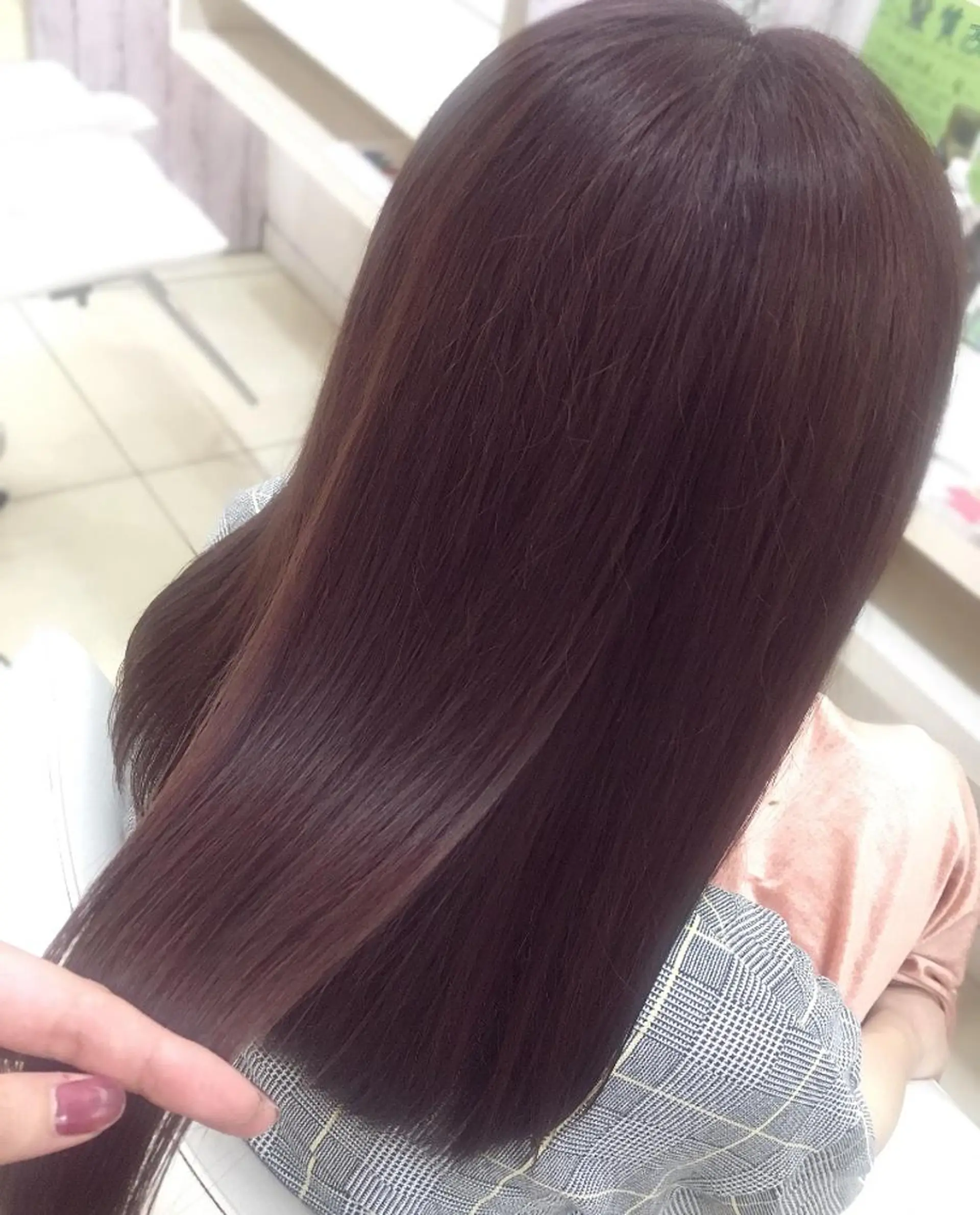 ロング カット 縮毛矯正 💎髪質改善特化/ 町田莉彩💎のヘアスタイル