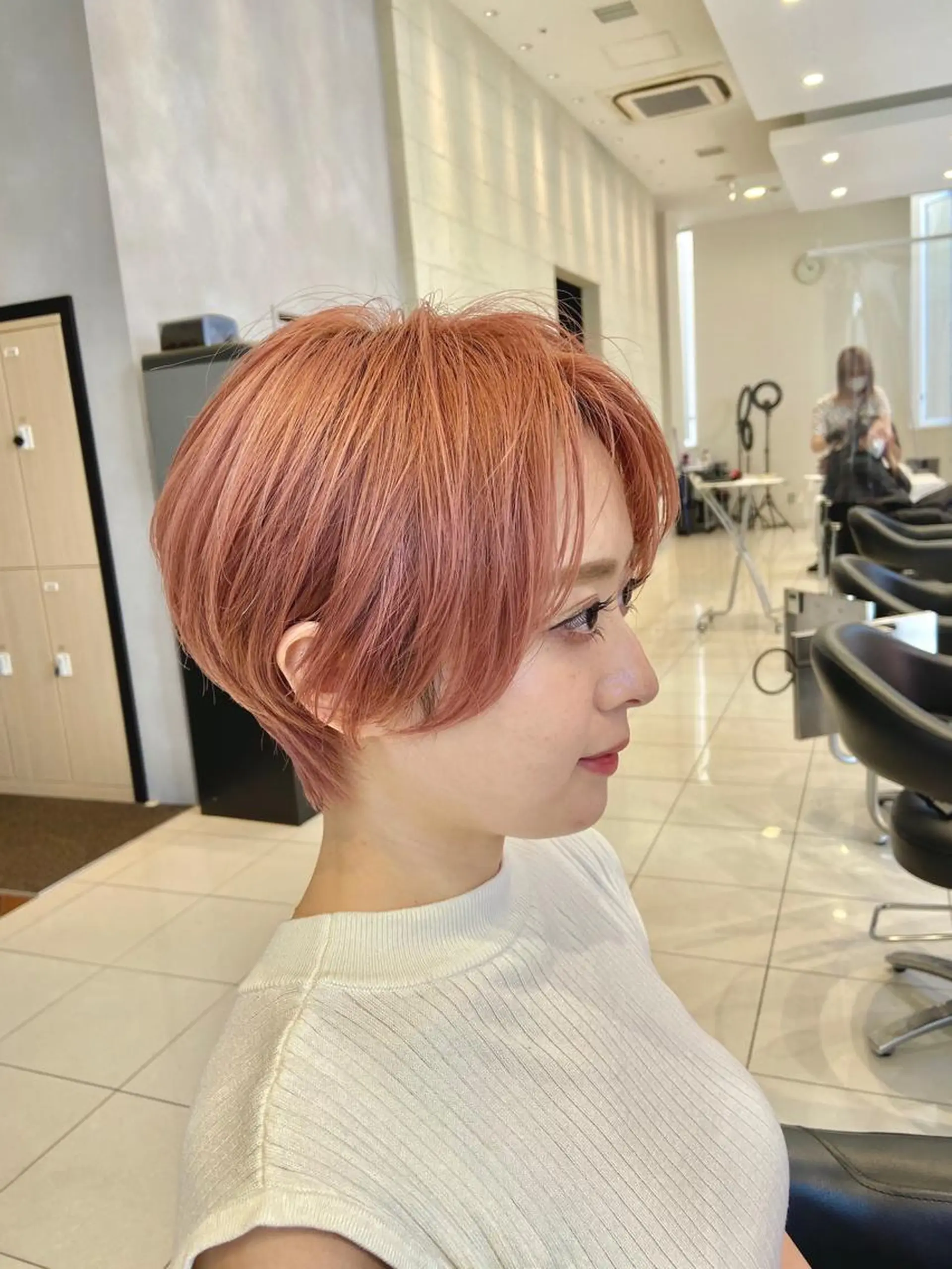 ショート ショート白髪染め無料 ／河瀬謙介のヘアスタイル