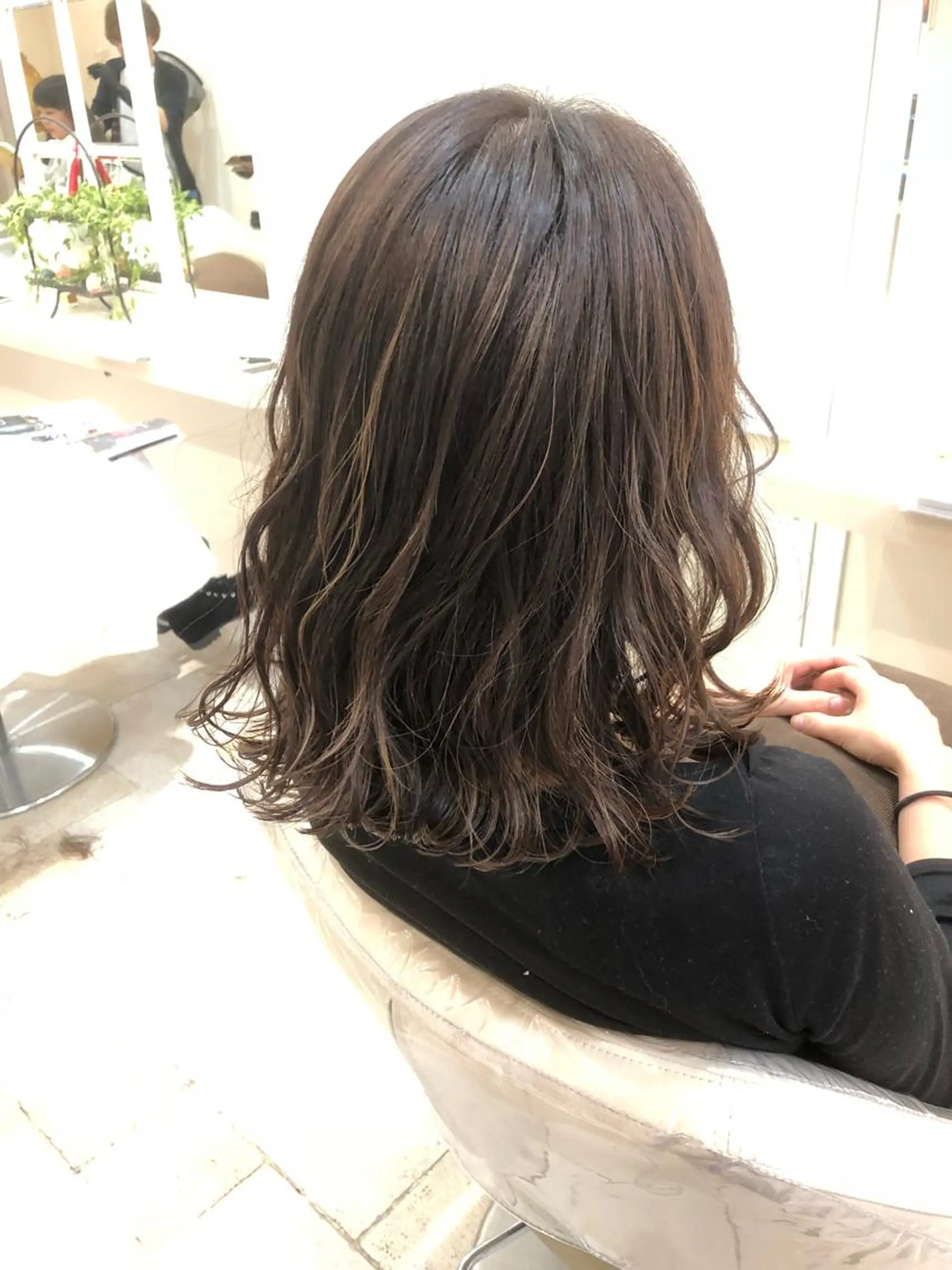 カラー 東梅田エリアカラー ヘアセットNo. 1のヘアスタイル