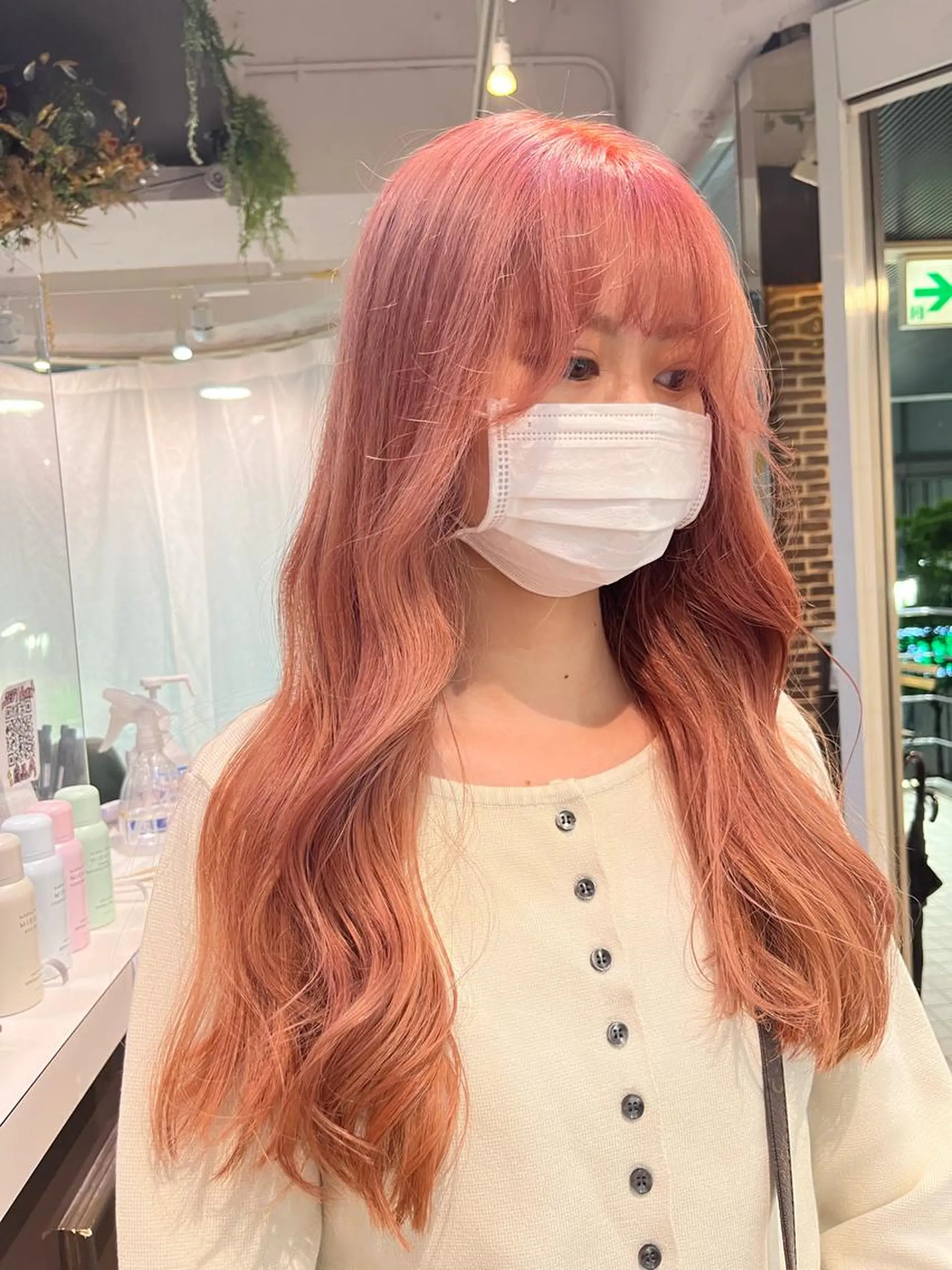 ロング カラー 💖デザインカラー/ タダ ハナカ💖のヘアスタイル