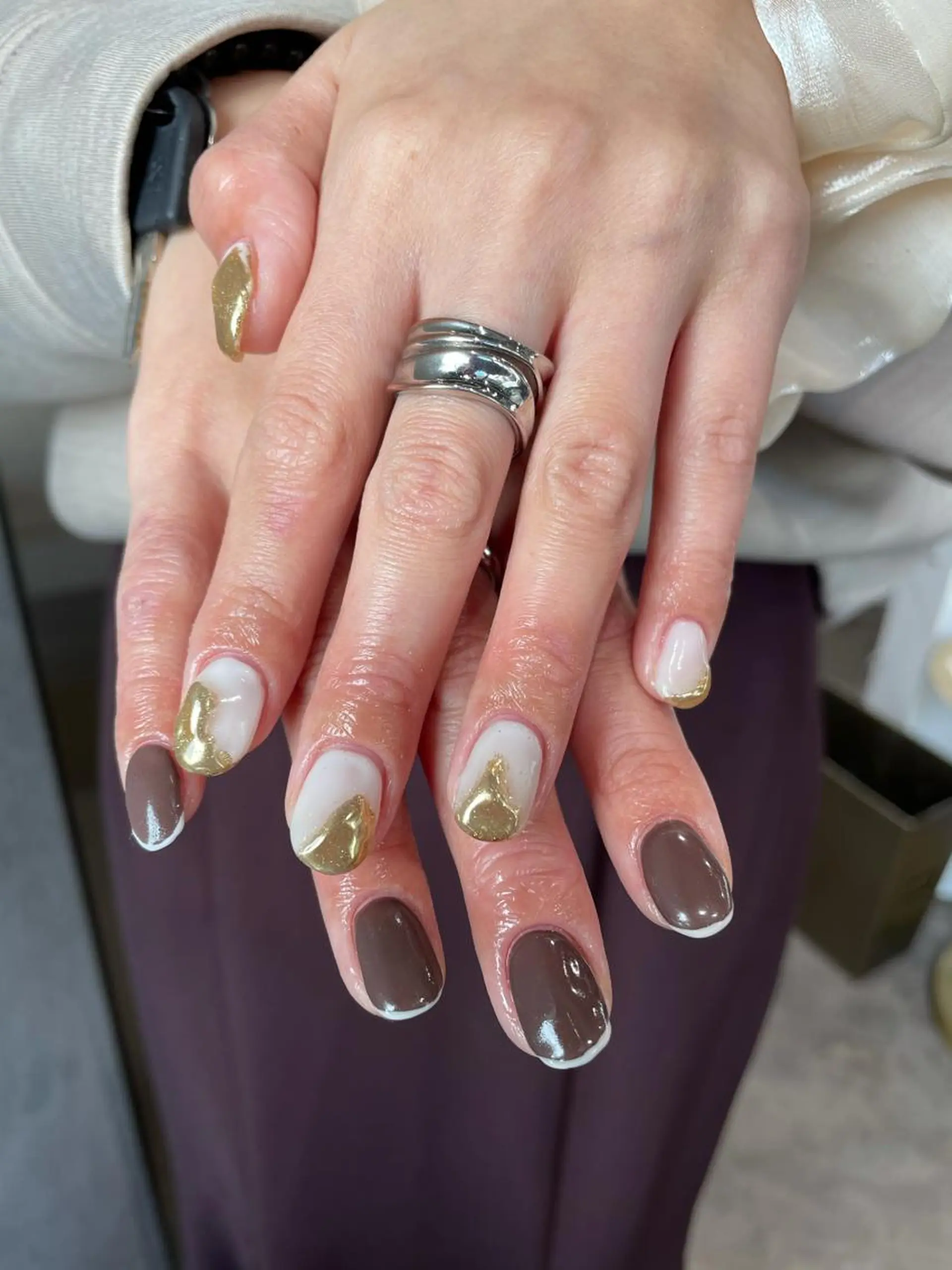 ネイル ハンドネイル ナチュラル透明感🌱 小山美樹子のヘアスタイル