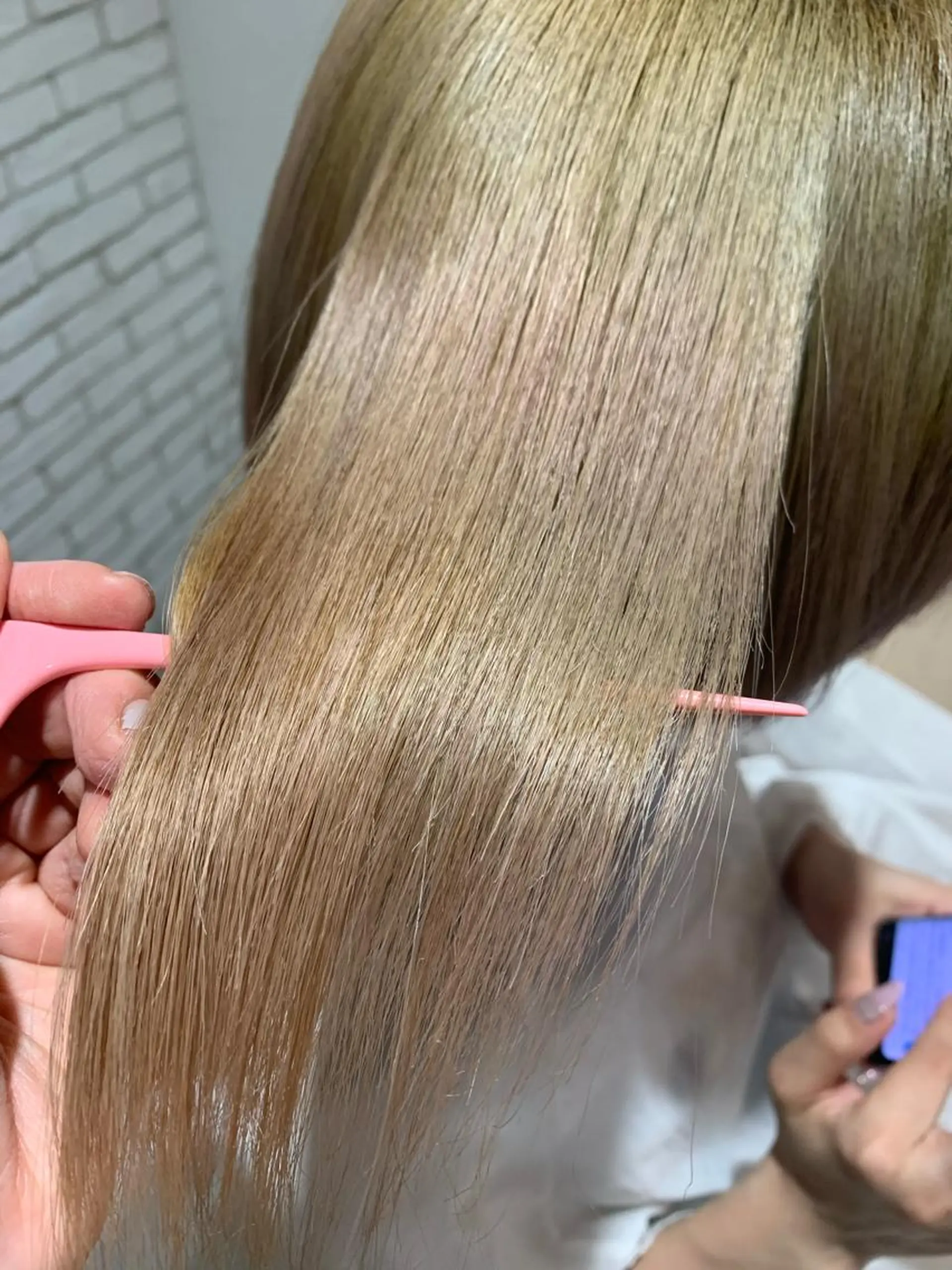 セミロング カラー 髪質改善/縮毛/新宿 🫧SUZUKA🫧のヘアスタイル