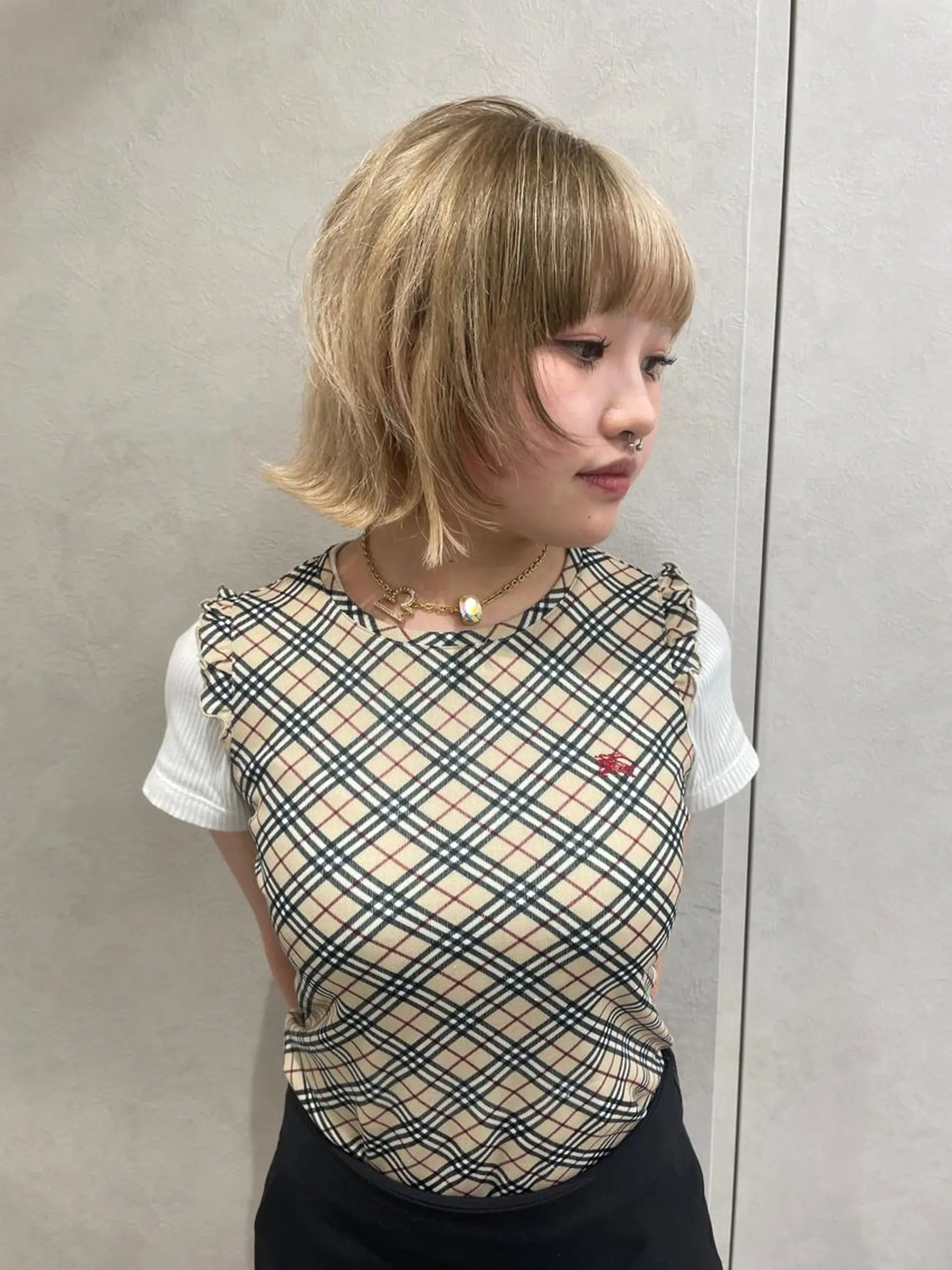 カラー 韓国ヘア/レイヤー Londエレンのヘアスタイル