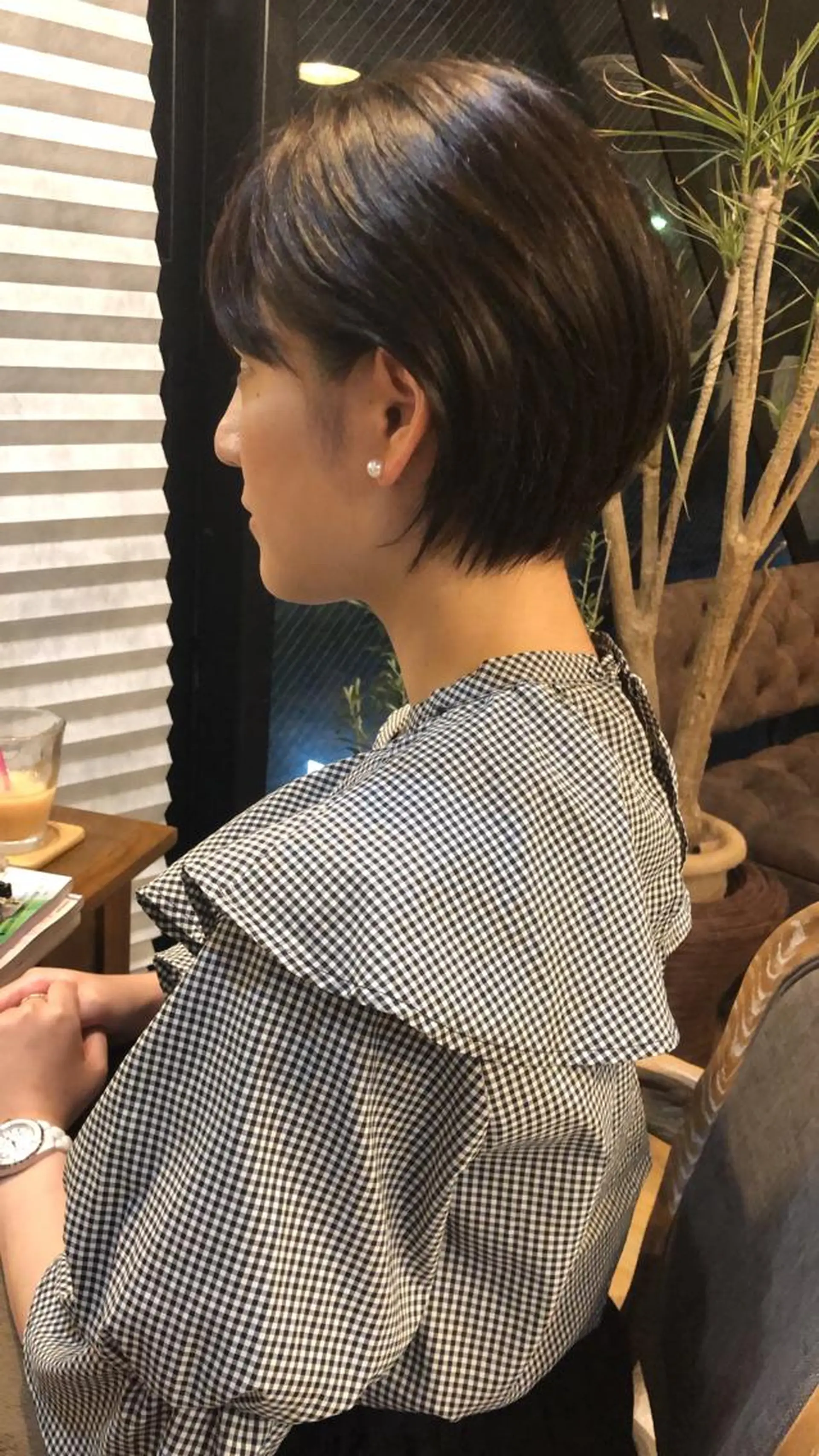 ショート 切りっぱなしボブ ボブ 外国人風カラー ハイライト レイヤーカット また会いたくなる 美容師【KENTA】のヘアスタイル