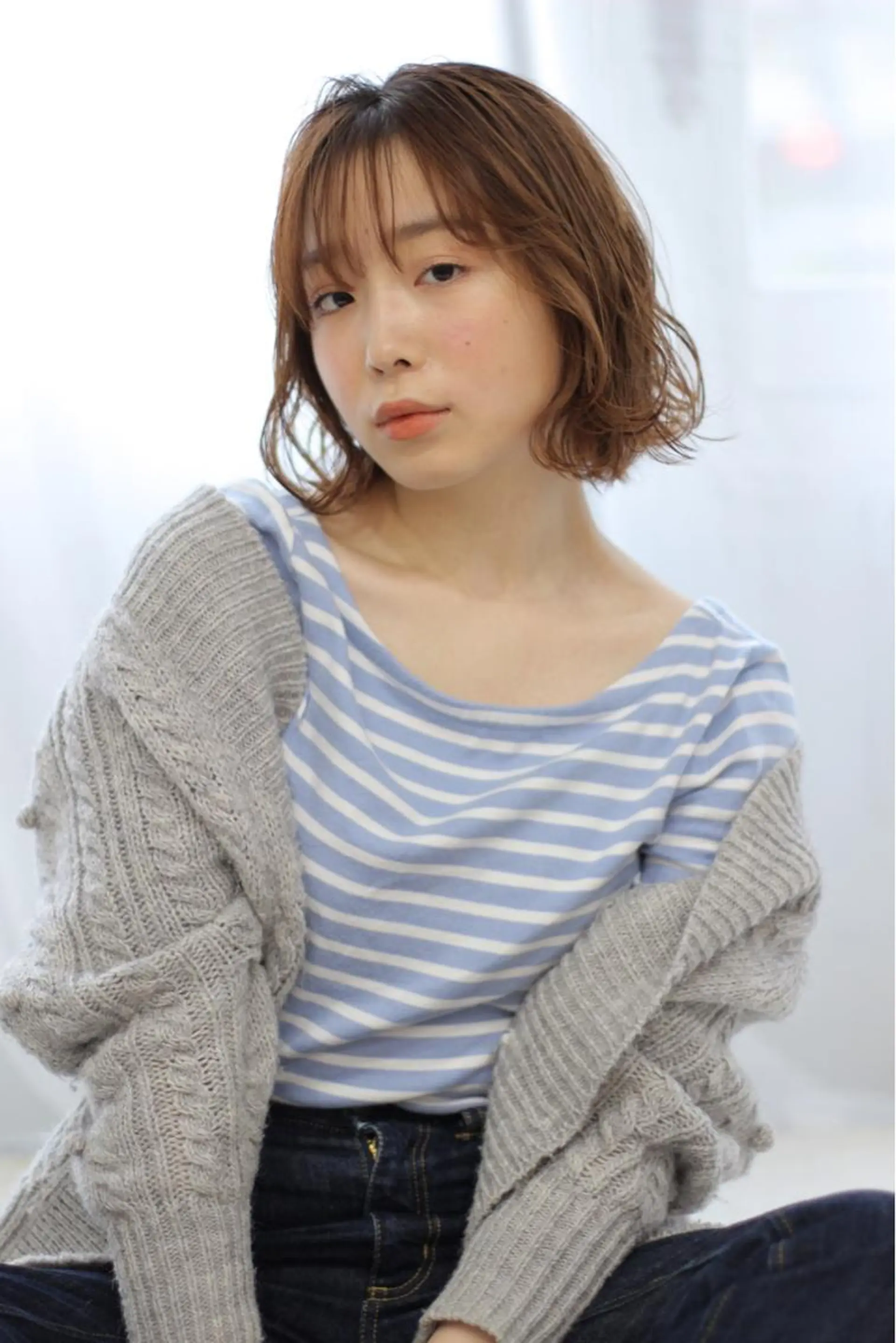 ショート 透明感カラー│ レイヤーヘア中居美樹のヘアスタイル