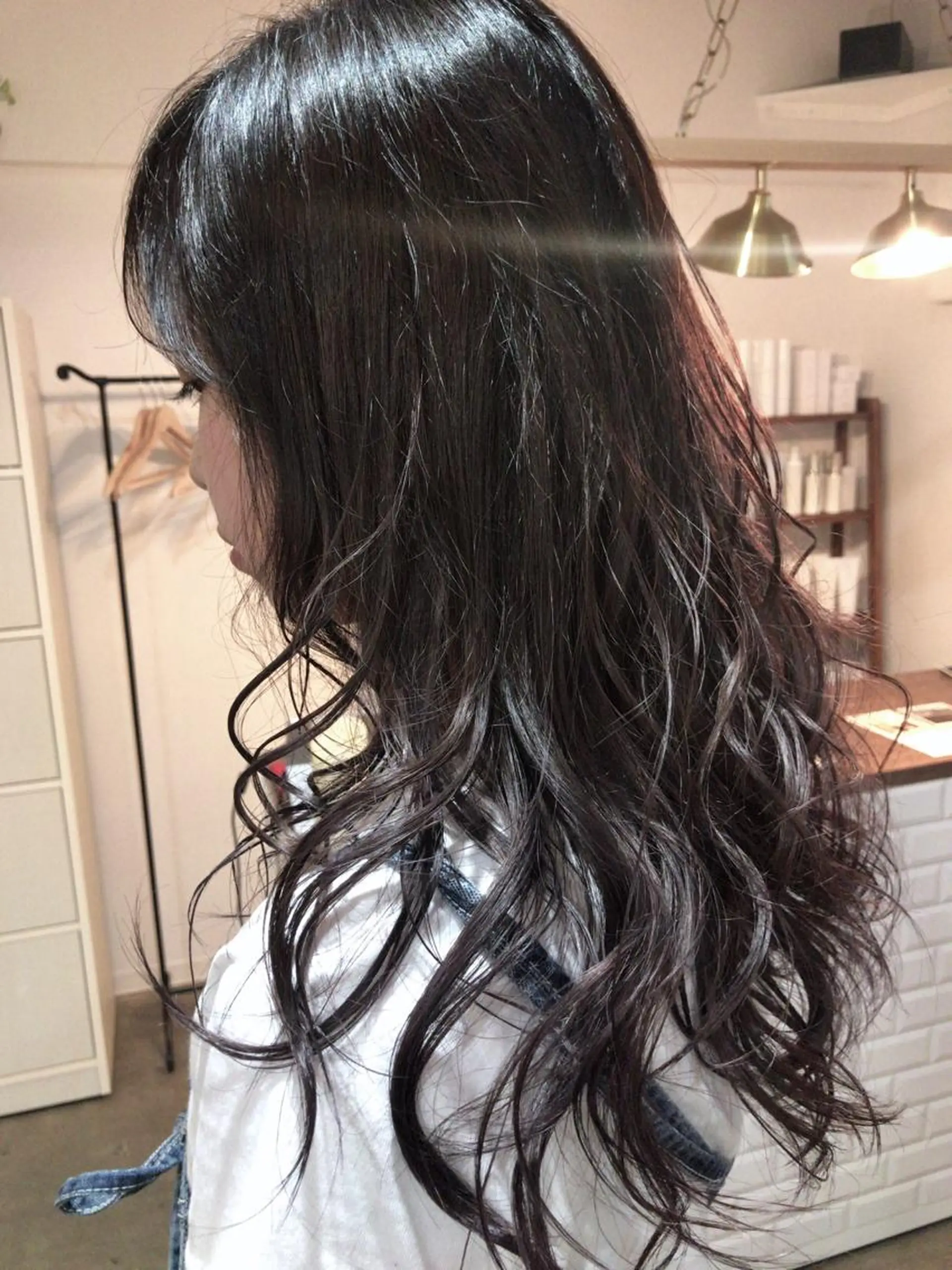 ロング カラー デザインカラー レイヤーカット匠 イソザキノリユキのヘアスタイル