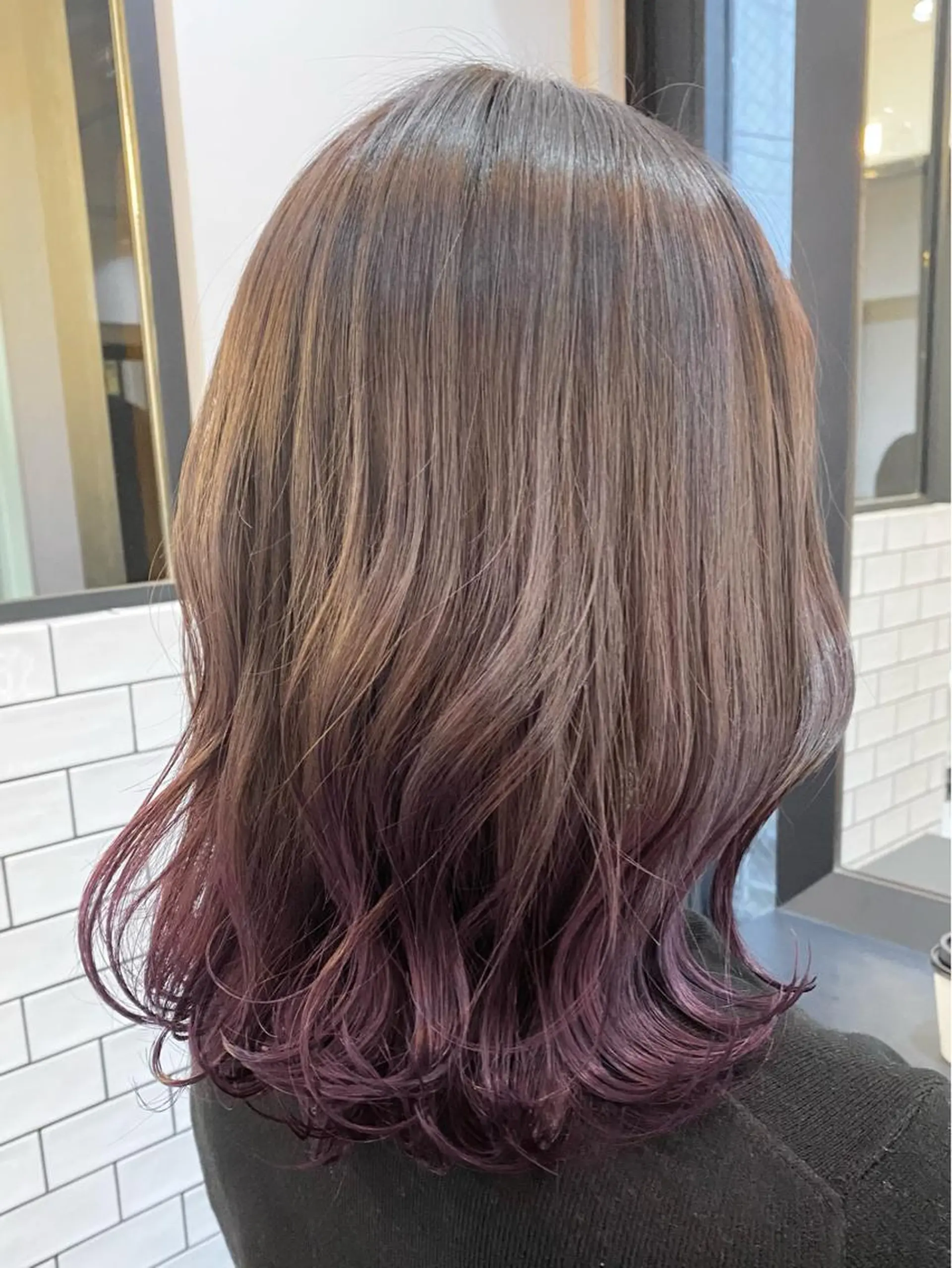 ミディアム カラー パーマ ヘアアレンジ ショートボブ ブリーチ ケアブリーチ ダブルカラー イルミナカラー カット ヘアカラー トリートメント 艶ピンク*ヘアセット 🌙shioriのヘアスタイル